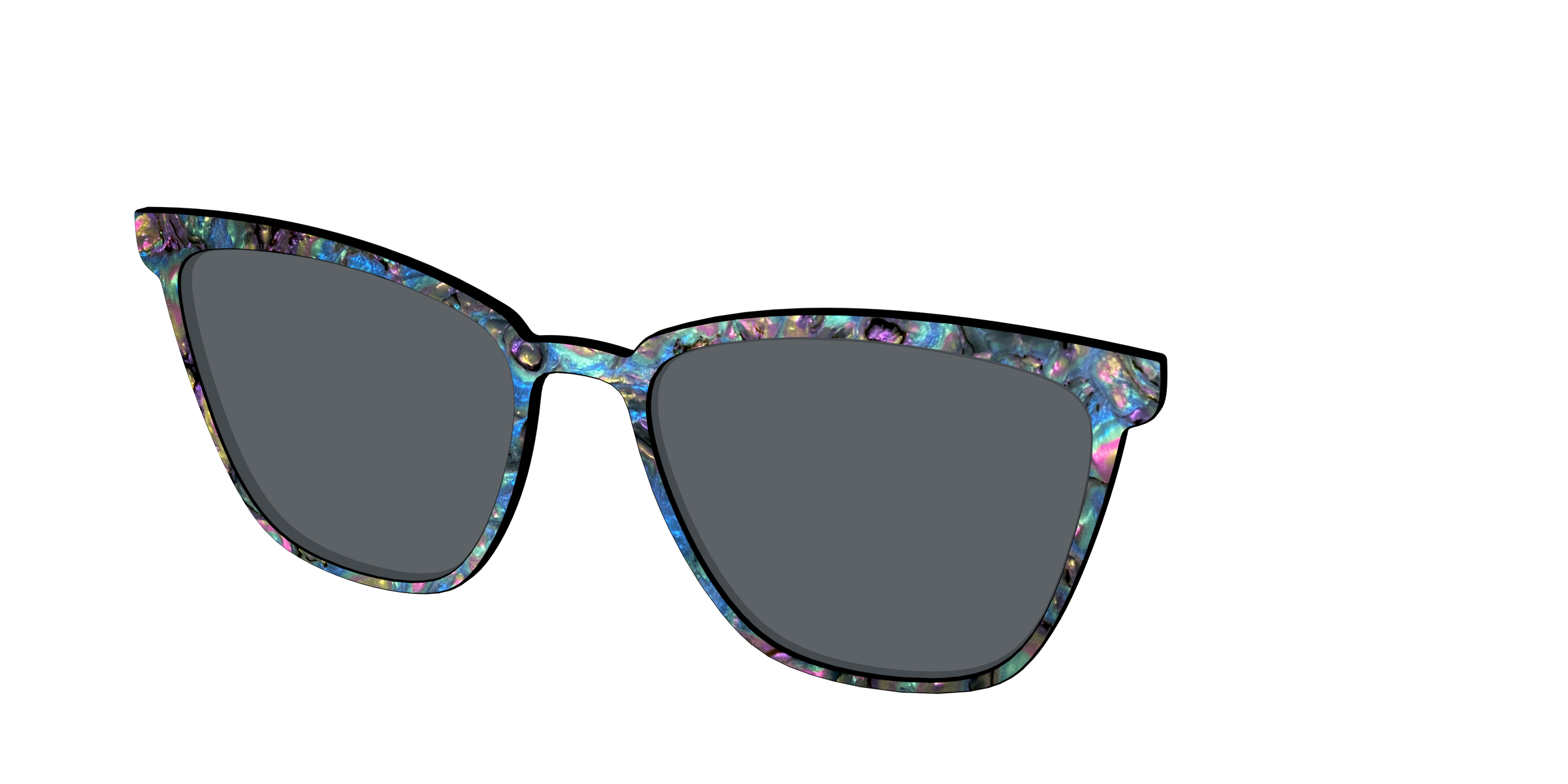 The Polarized Midnight Abalone Sun Top - Image 58