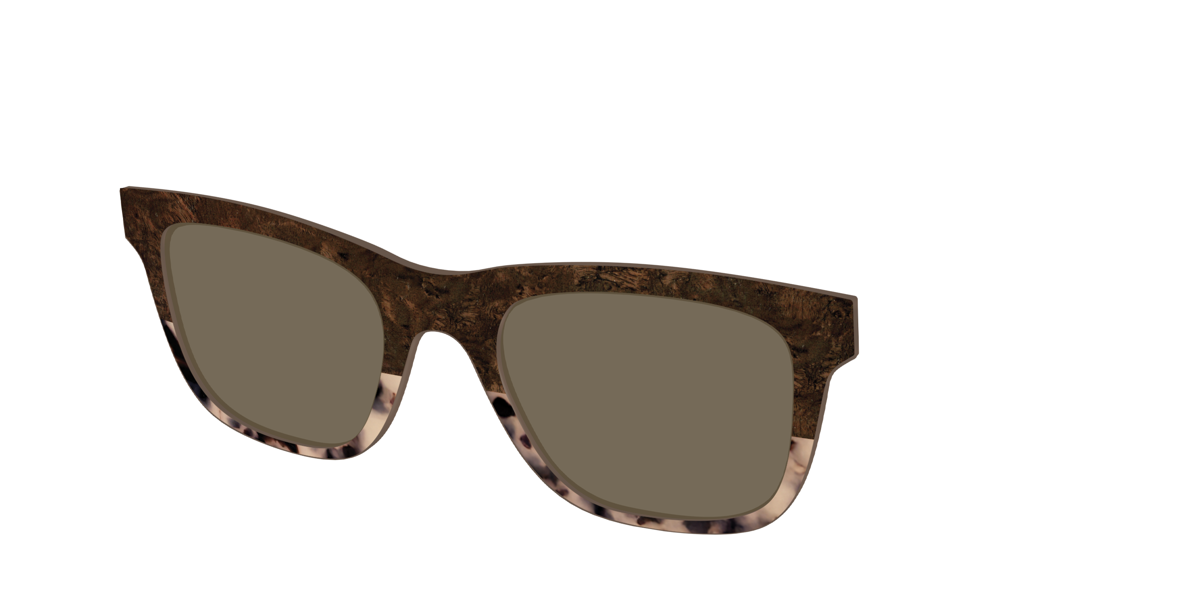 The Polarized Dark Oak Tortoise Split Sun Top - Image 28