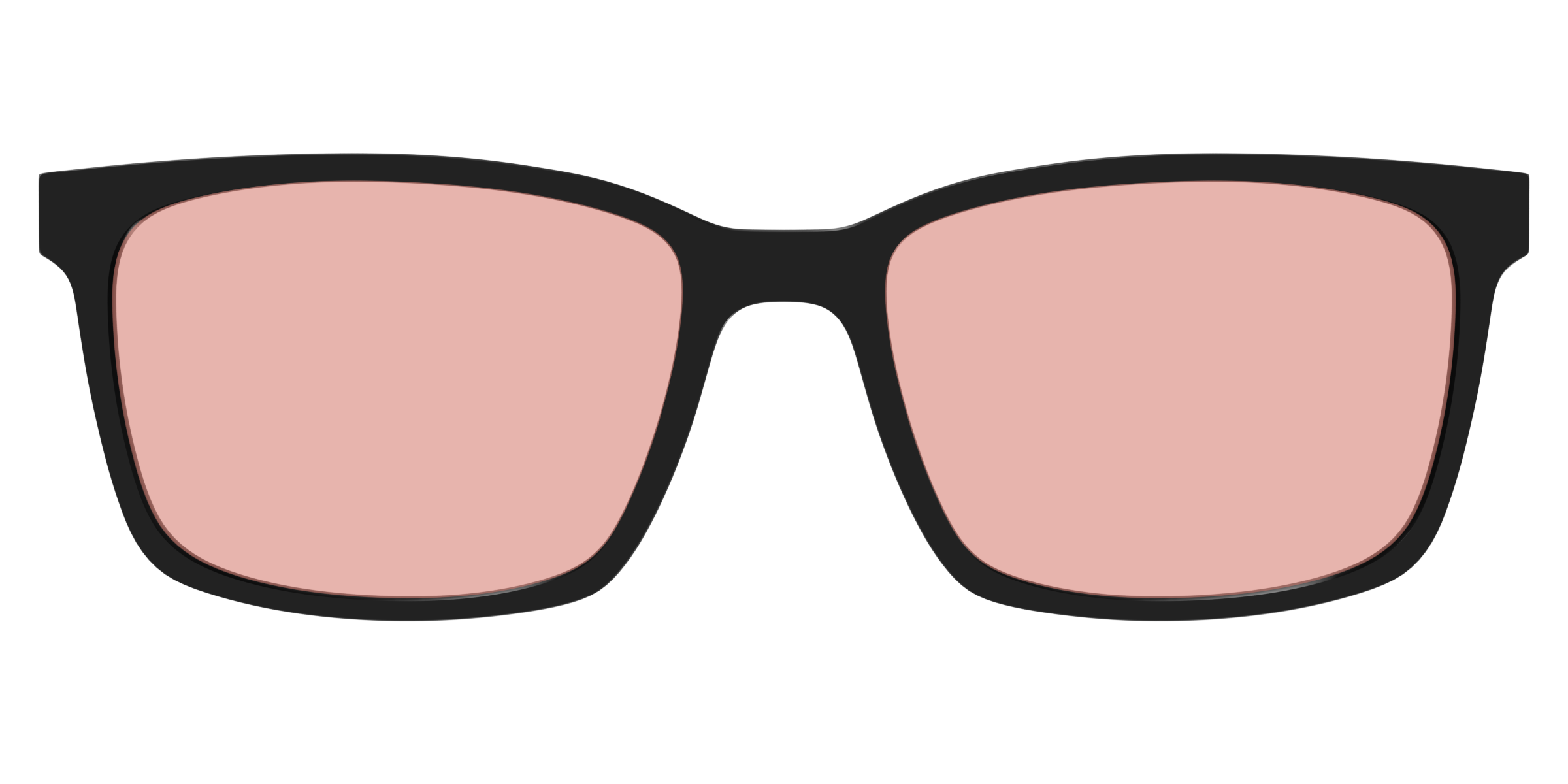 The Black With Coral Pink Lens - Image 11