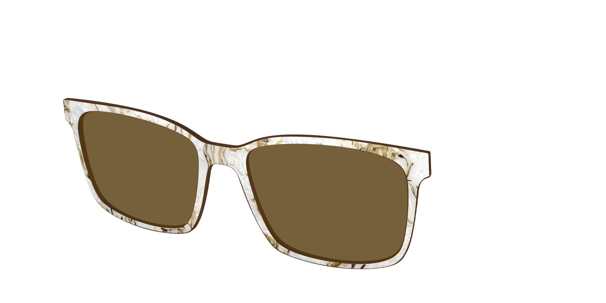 The Polarized Ivory Sand Pearl Shell Sun Top - Image 12