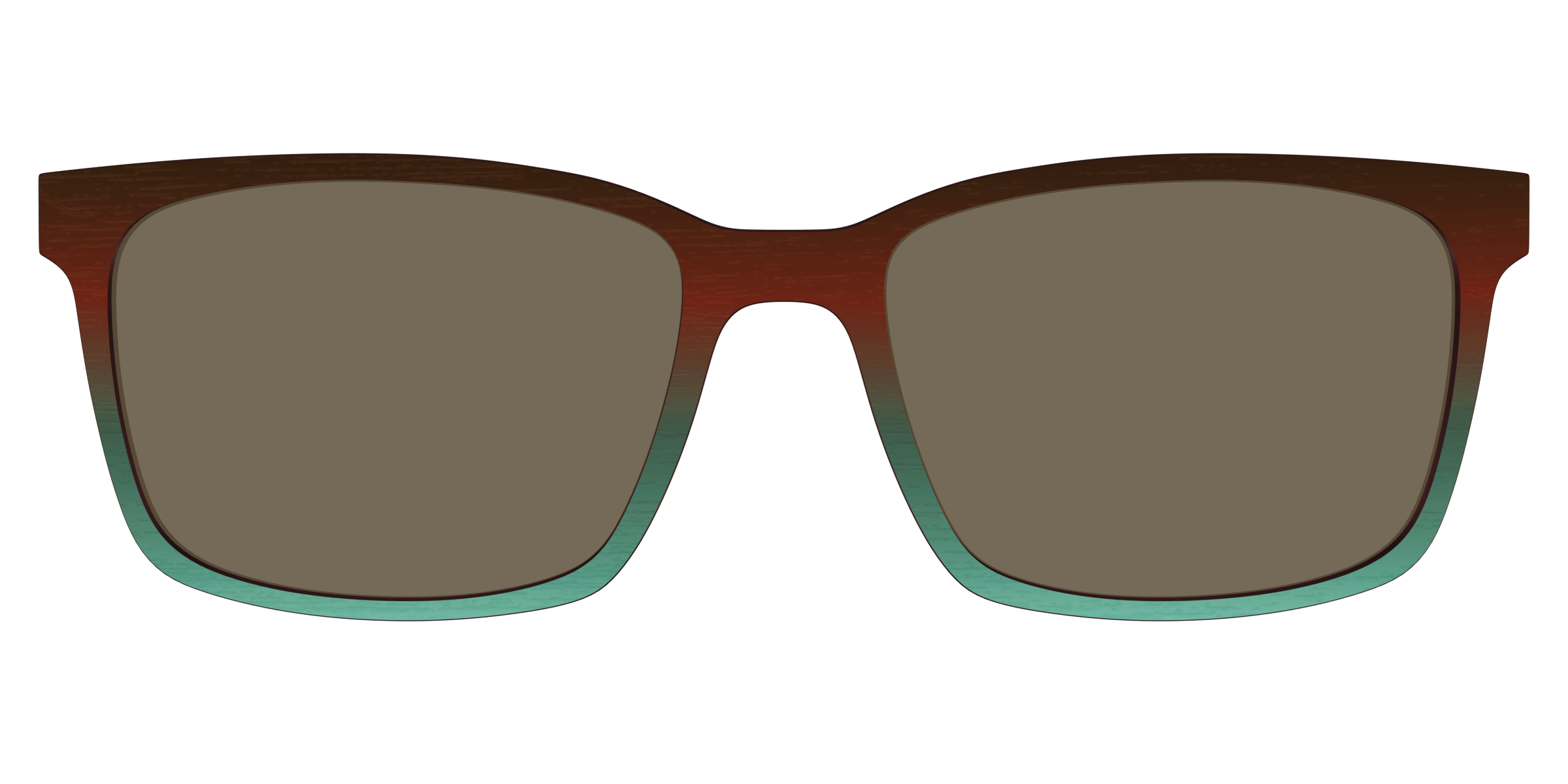 The Polarized Mahogany to Juniper Woodgrain Sun Top - Image 11