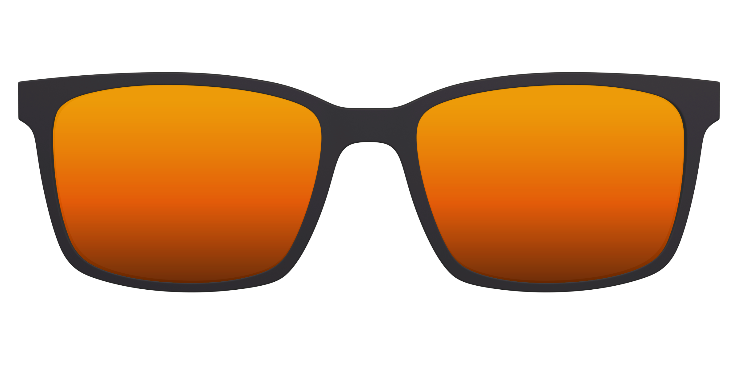 The Polarized Orange Reflective Sun Top - Image 6