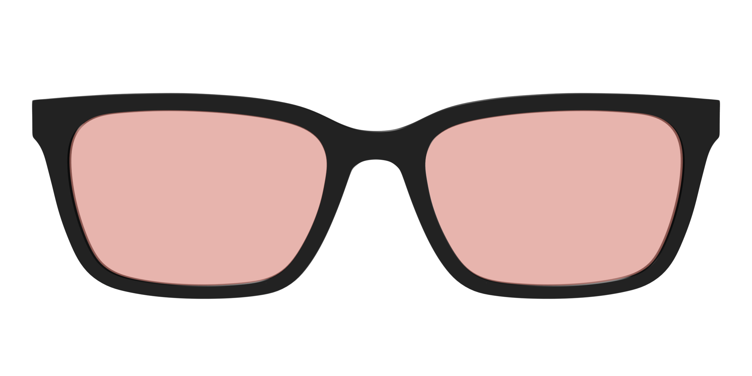 The Black With Coral Pink Lens - Image 9