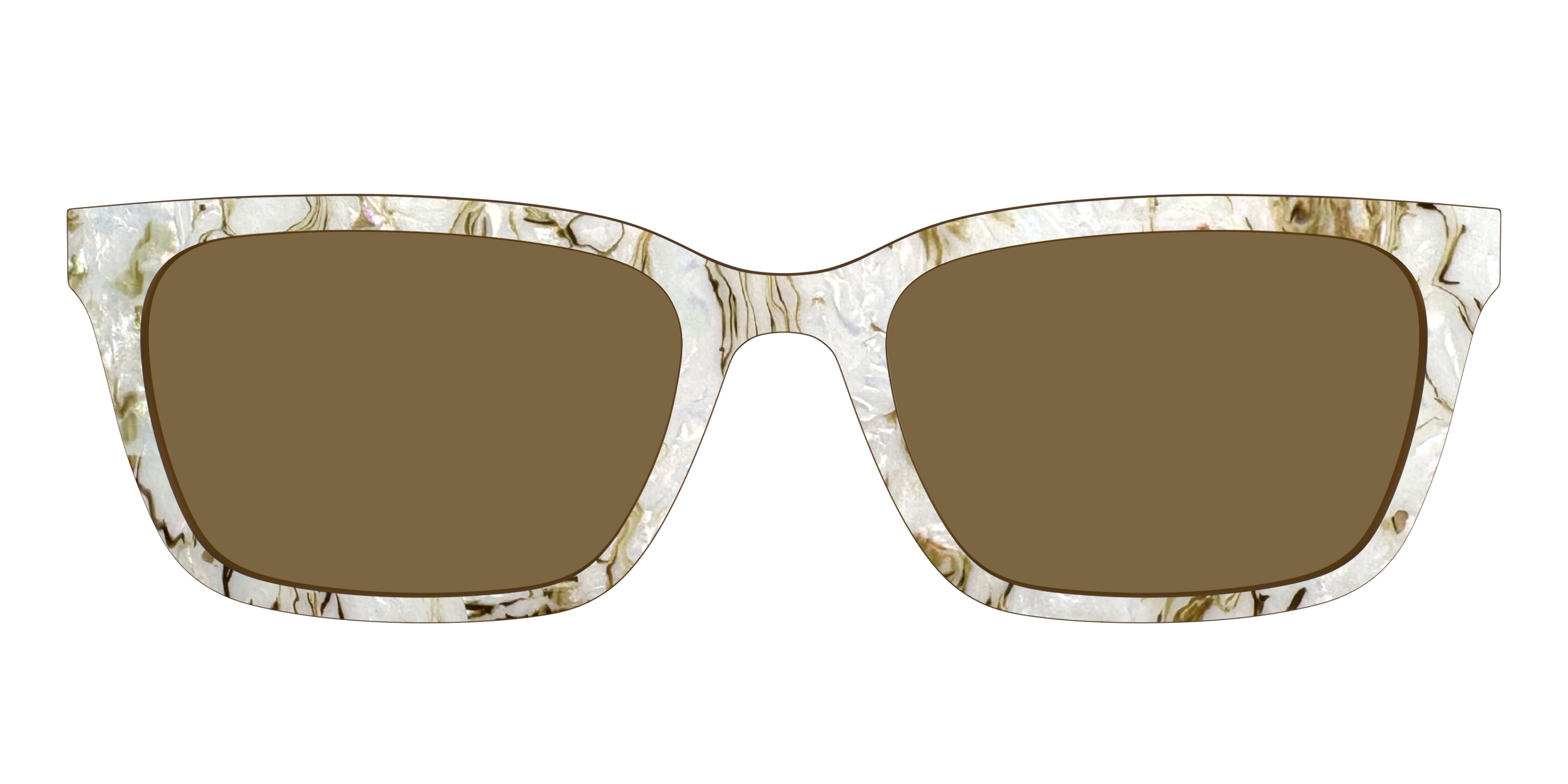 The Polarized Ivory Sand Pearl Shell Sun Top - Image 9