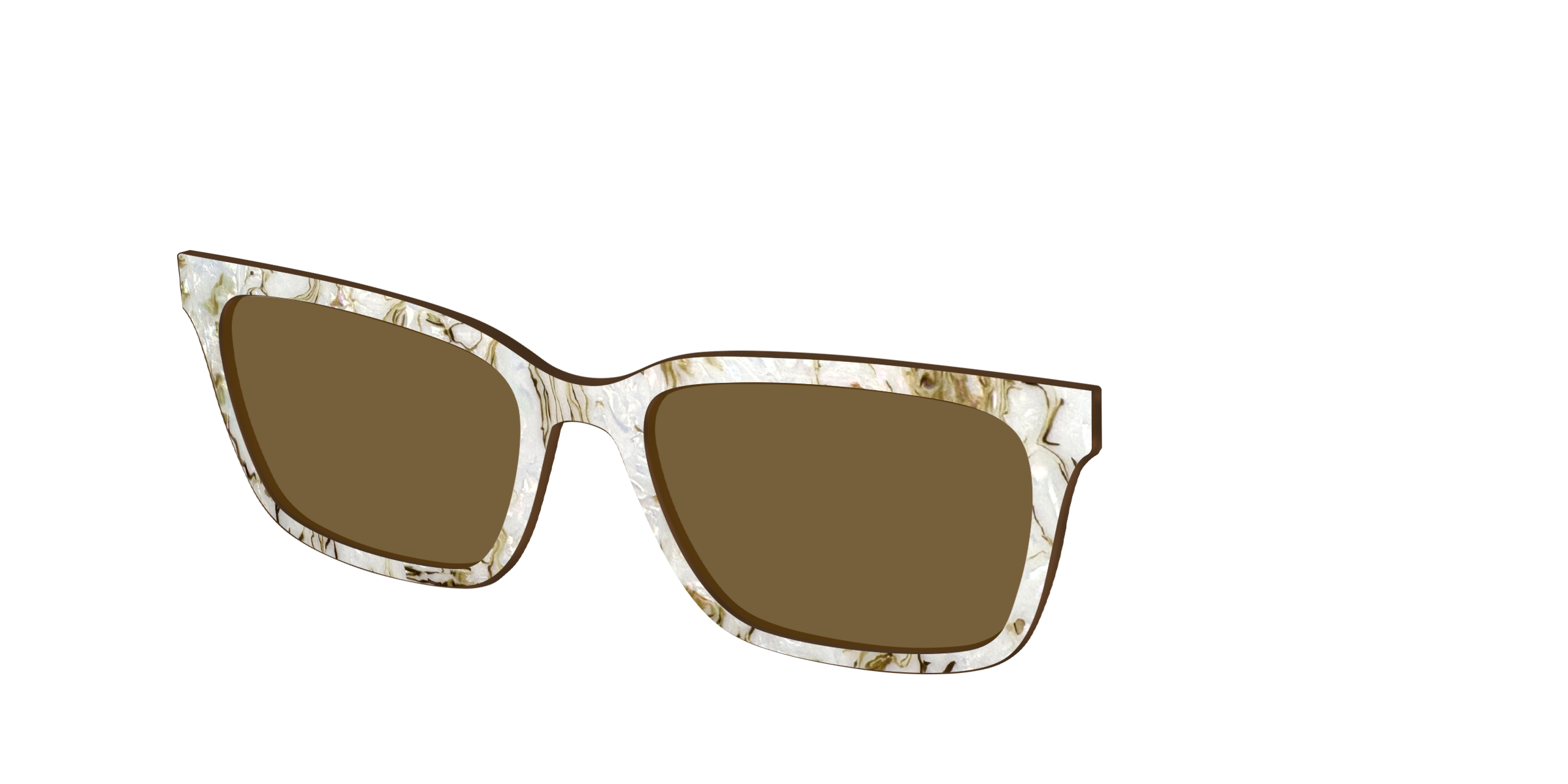 The Polarized Ivory Sand Pearl Shell Sun Top - Image 10