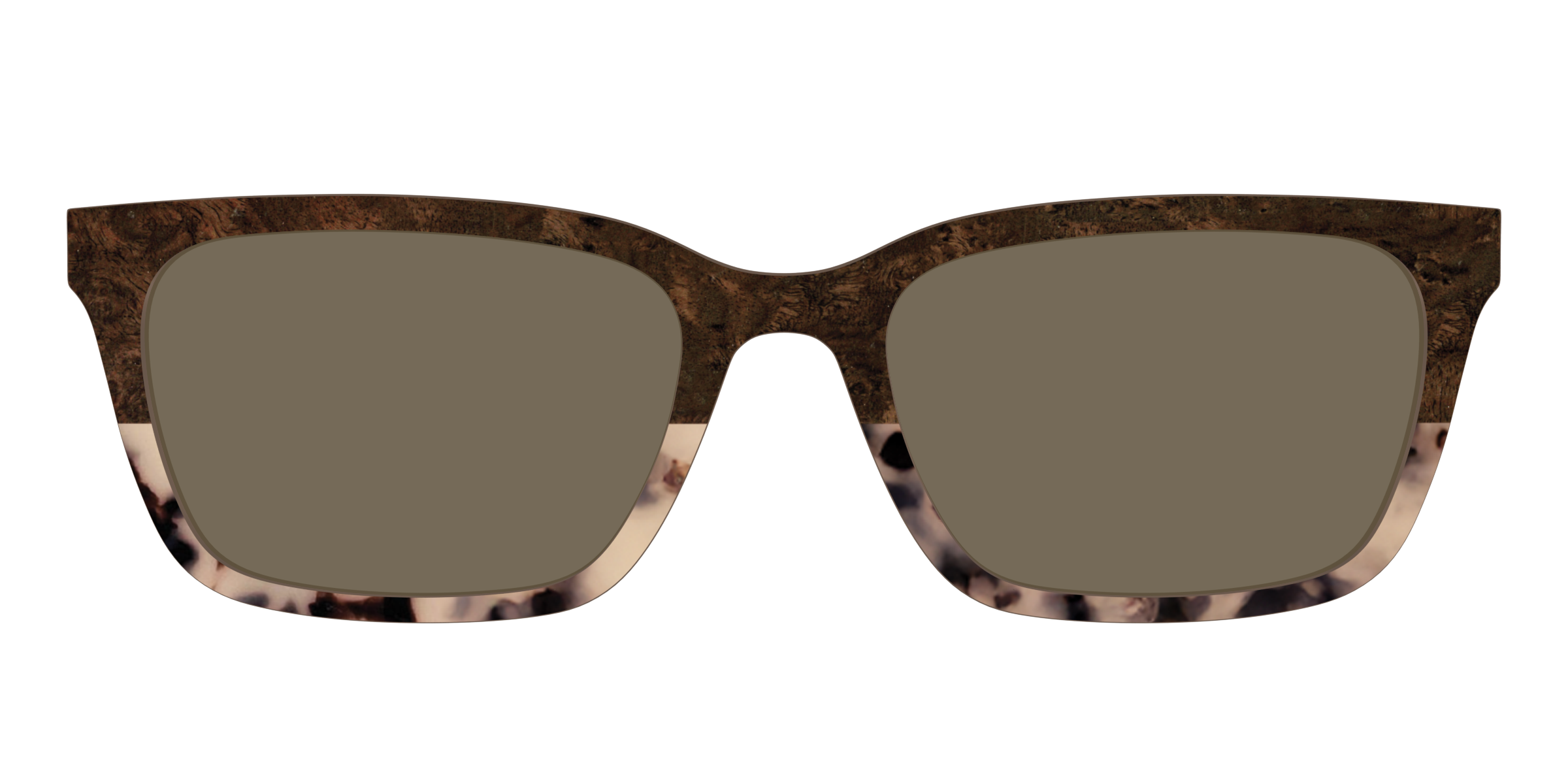 The Polarized Dark Oak Tortoise Split Sun Top - Image 9