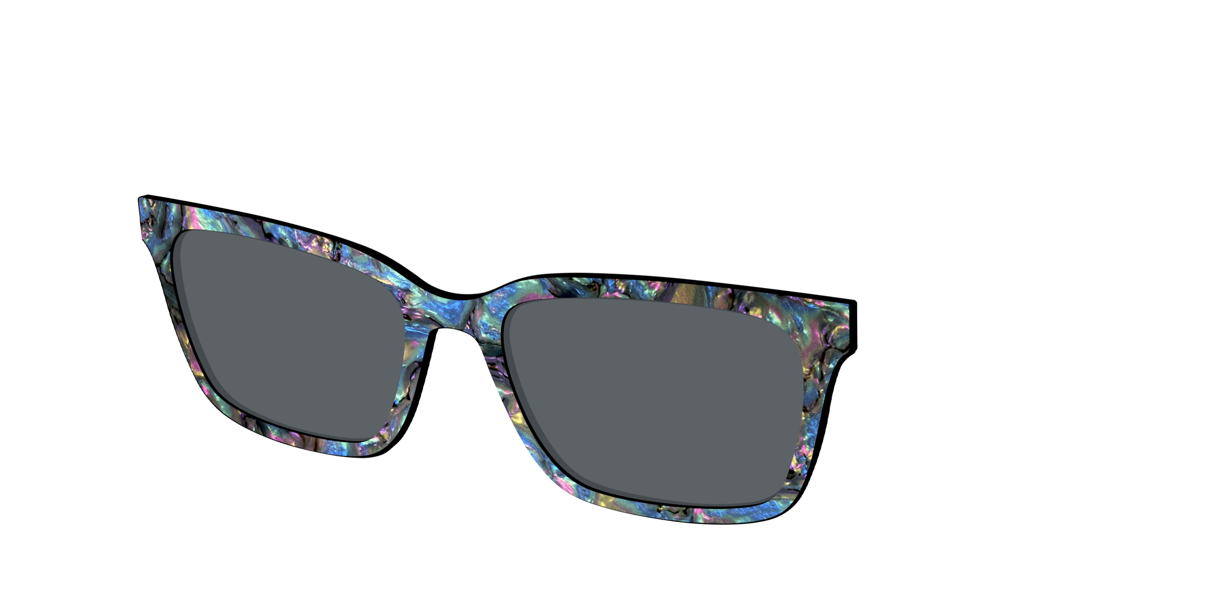 The Polarized Midnight Abalone Sun Top - Image 10