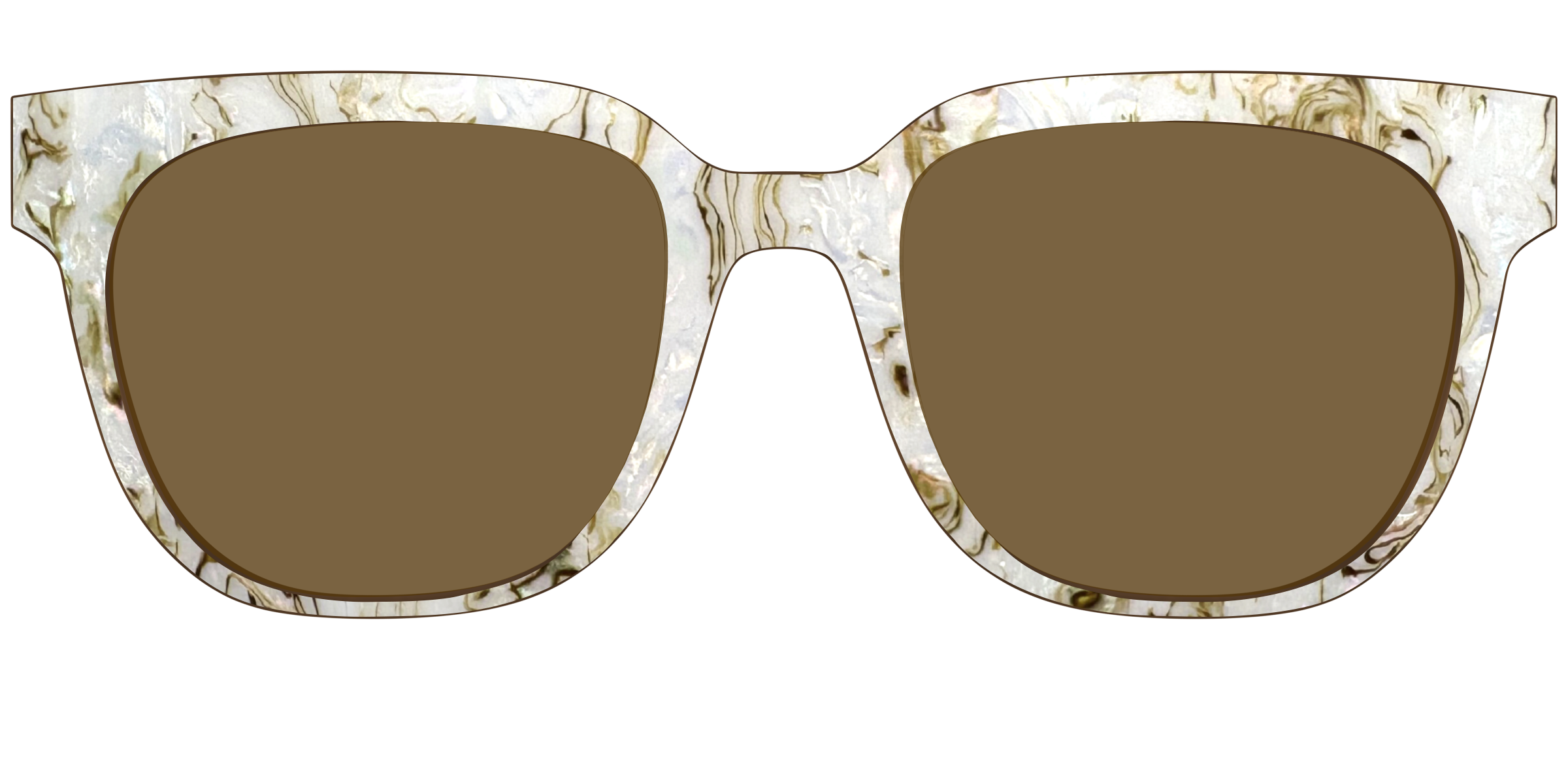 The Polarized Ivory Sand Pearl Shell Sun Top - Image 31