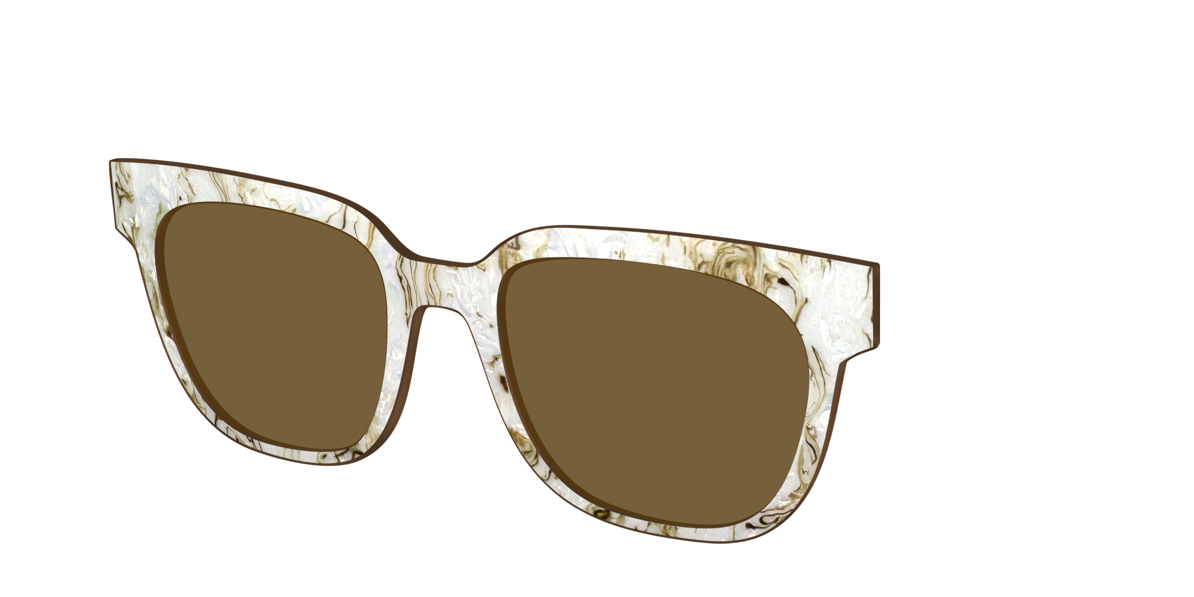 The Polarized Ivory Sand Pearl Shell Sun Top - Image 32