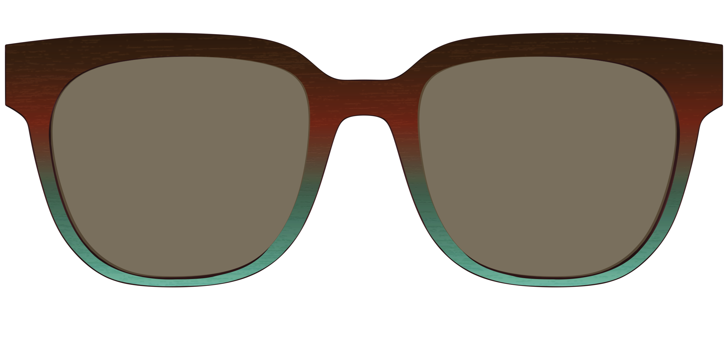 The Polarized Mahogany to Juniper Woodgrain Sun Top - Image 31