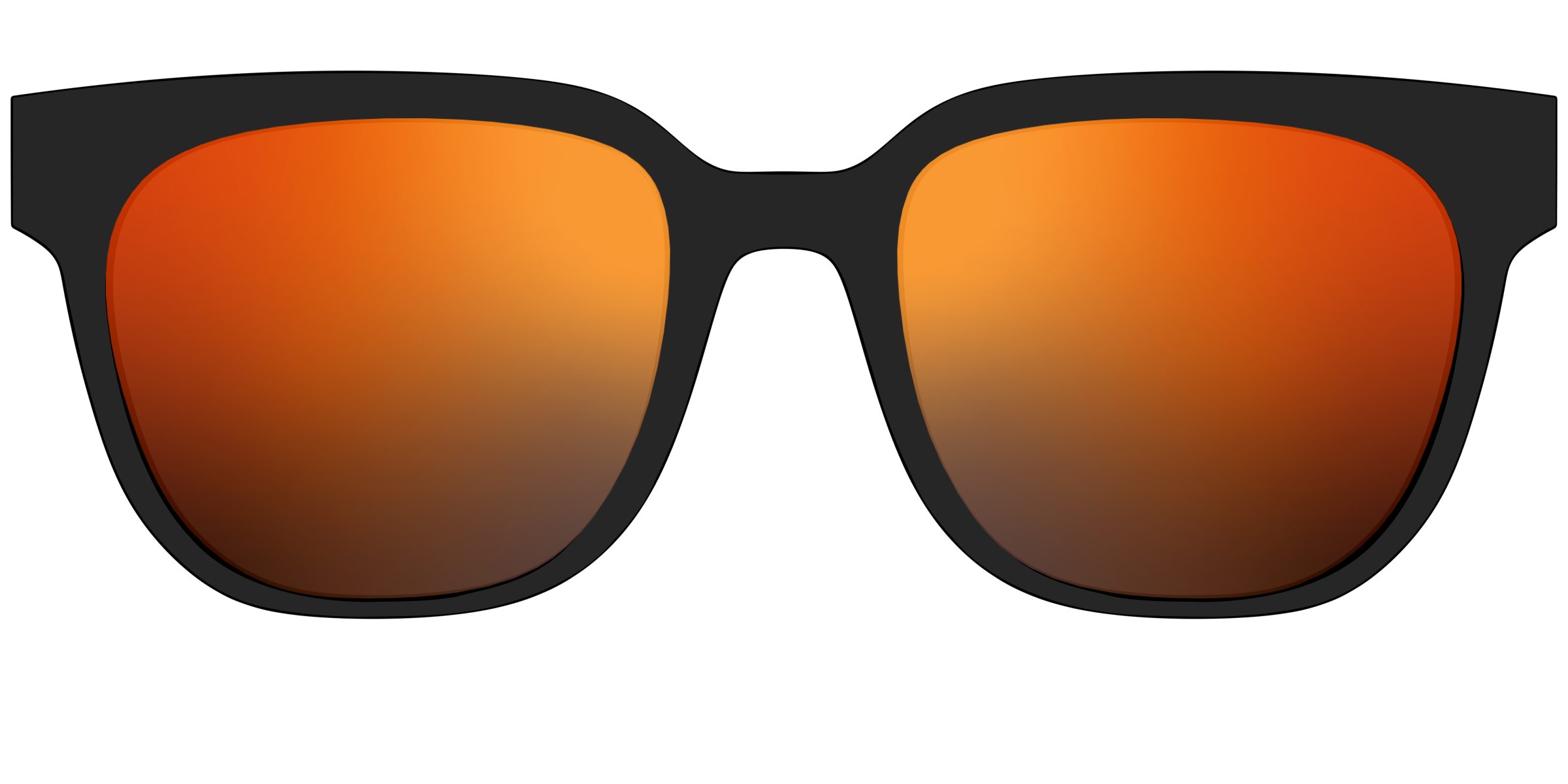 The Polarized Orange Reflective Sun Top - Image 16