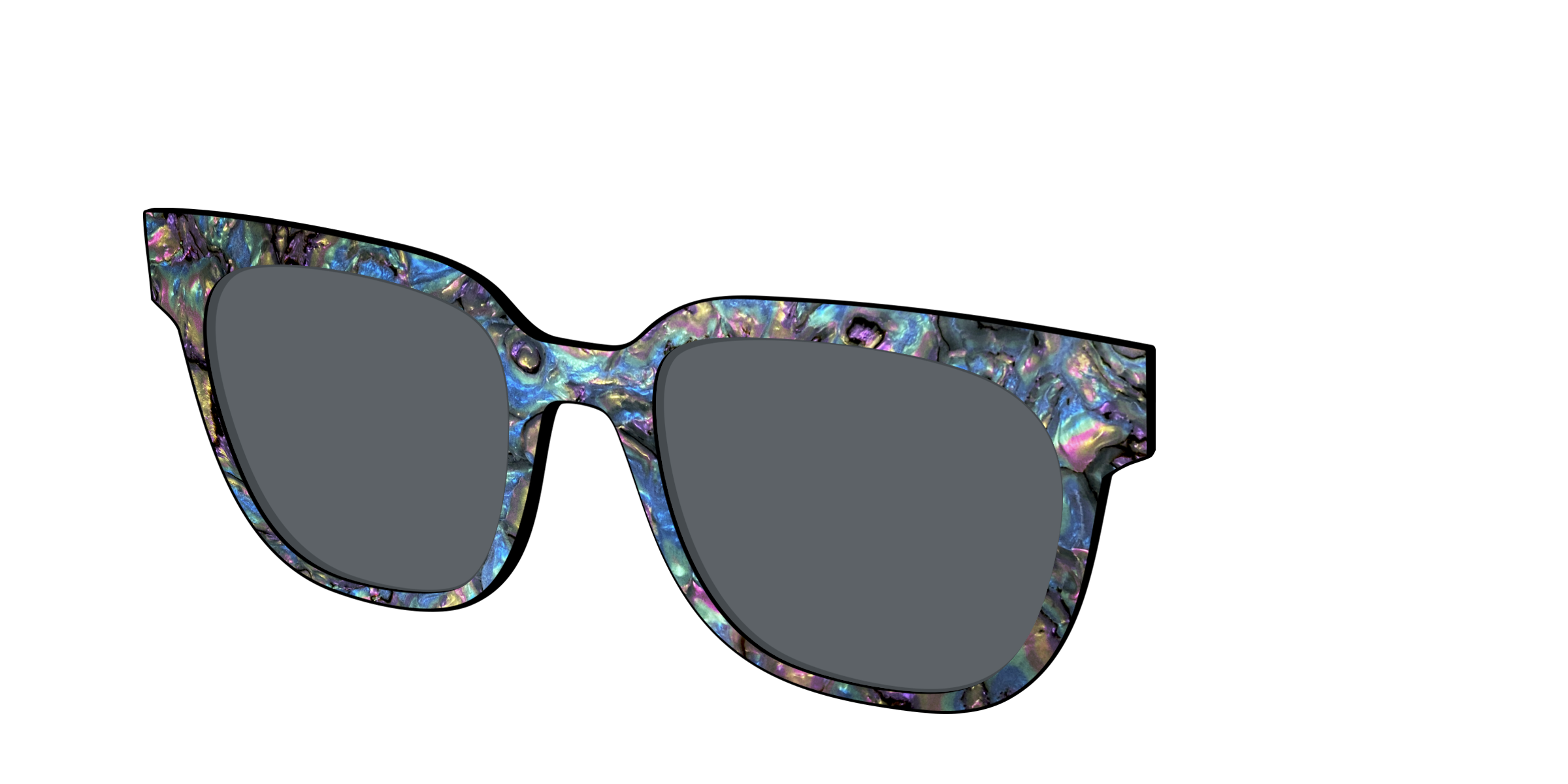 The Polarized Midnight Abalone Sun Top - Image 32
