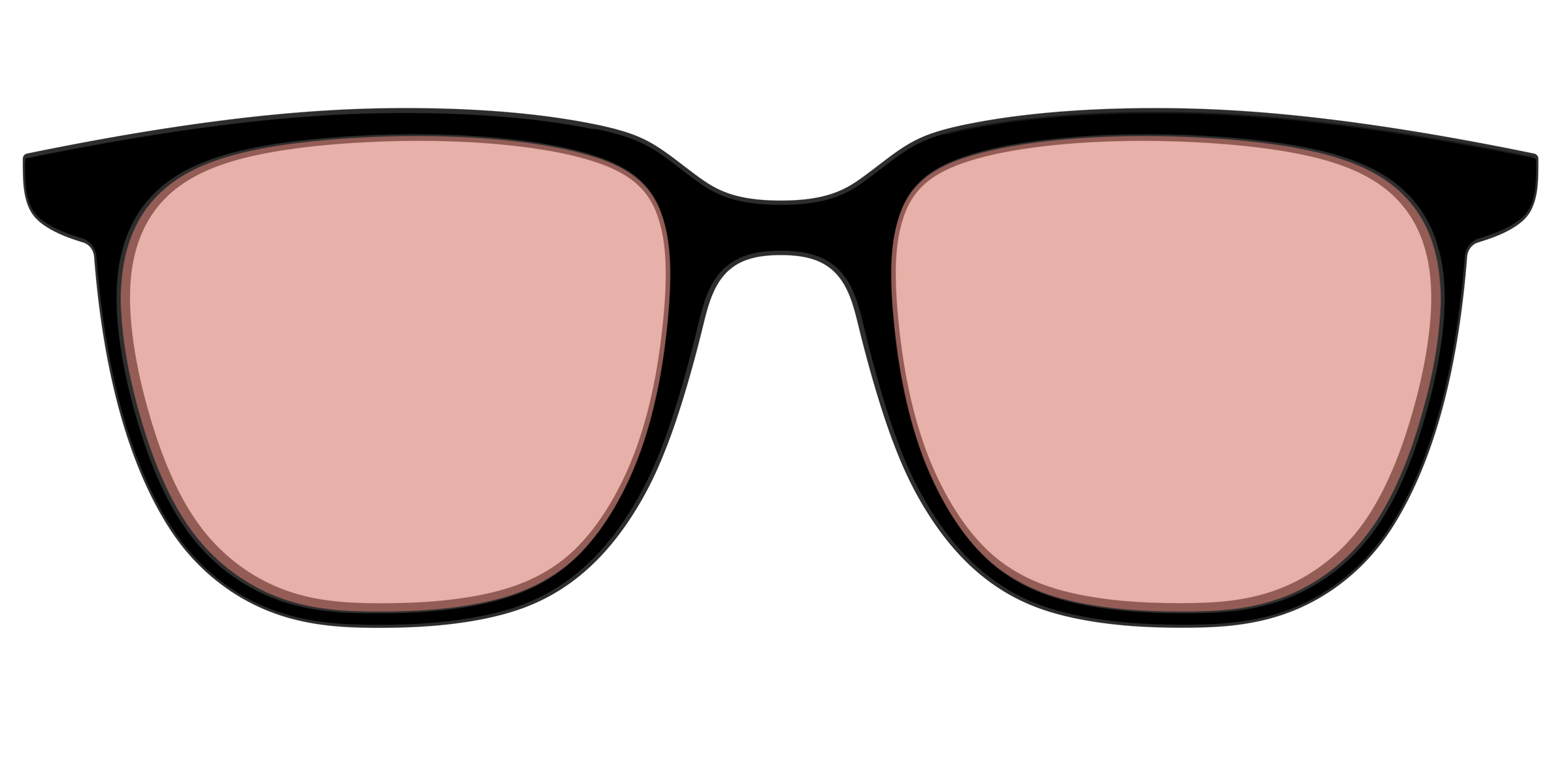 The Black With Coral Pink Lens - Image 47
