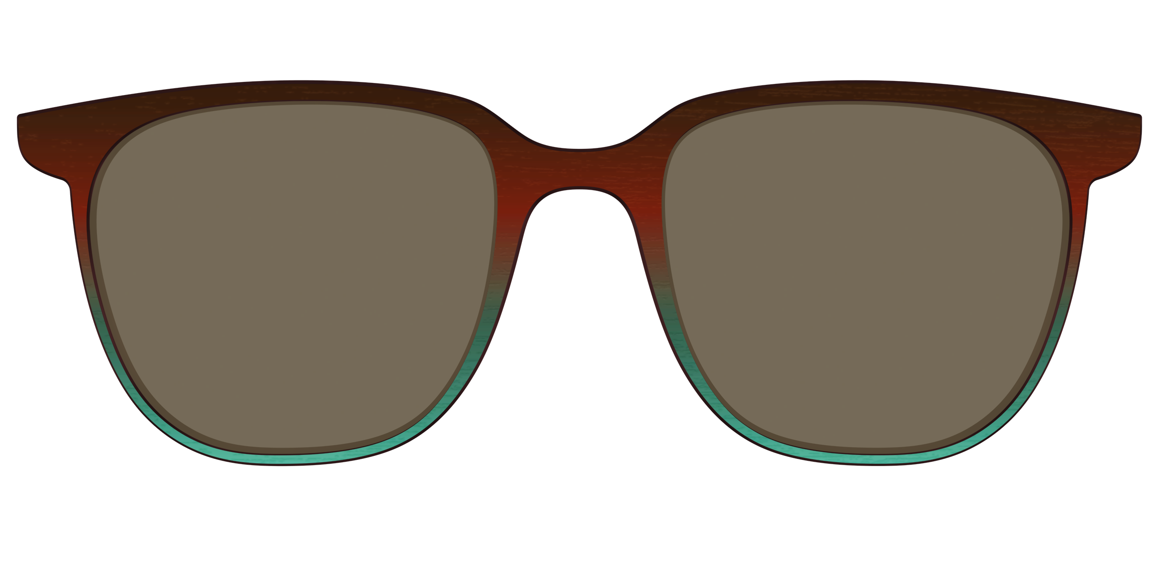 The Polarized Mahogany to Juniper Woodgrain Sun Top - Image 47