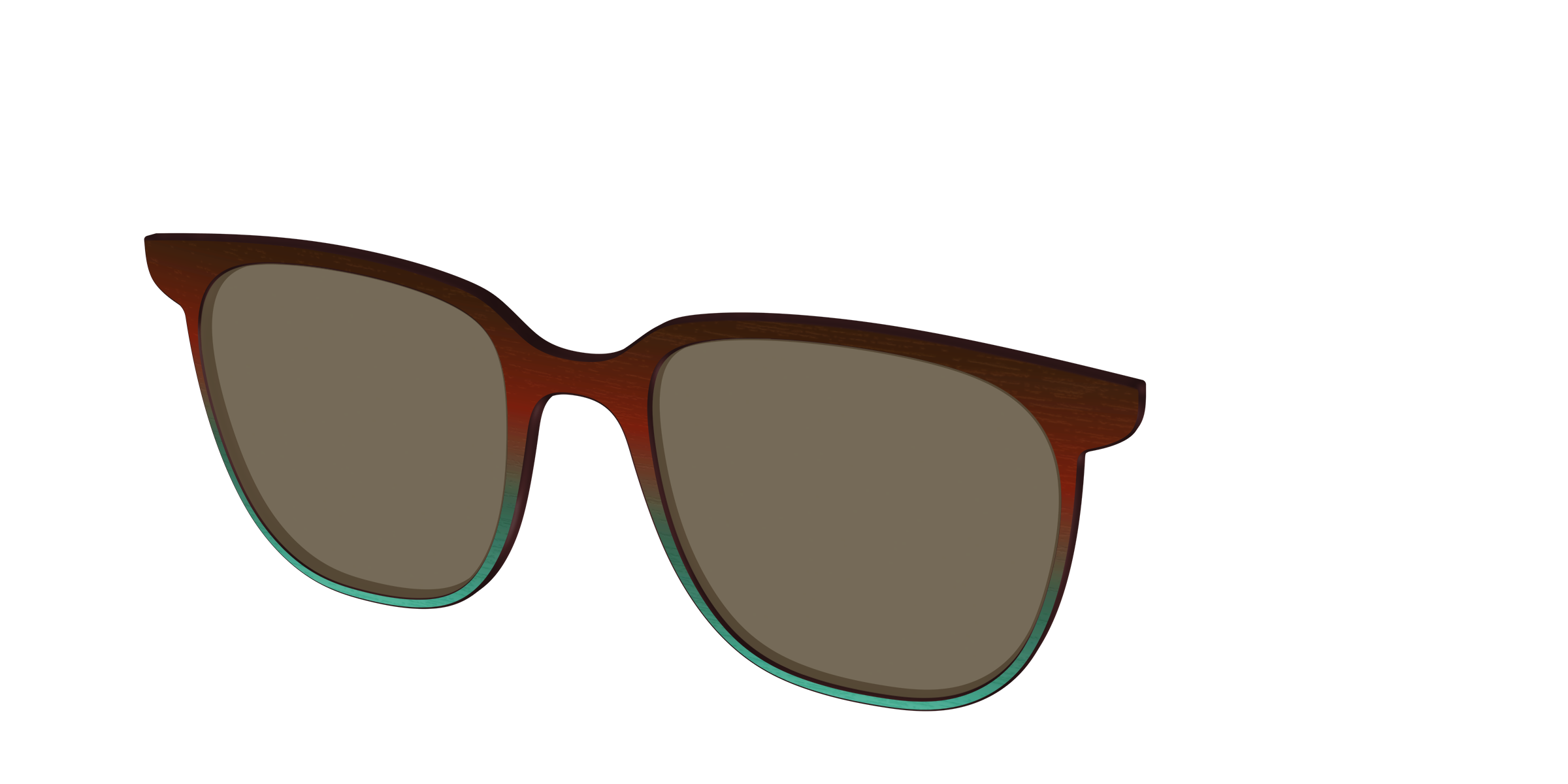 The Polarized Mahogany to Juniper Woodgrain Sun Top - Image 48