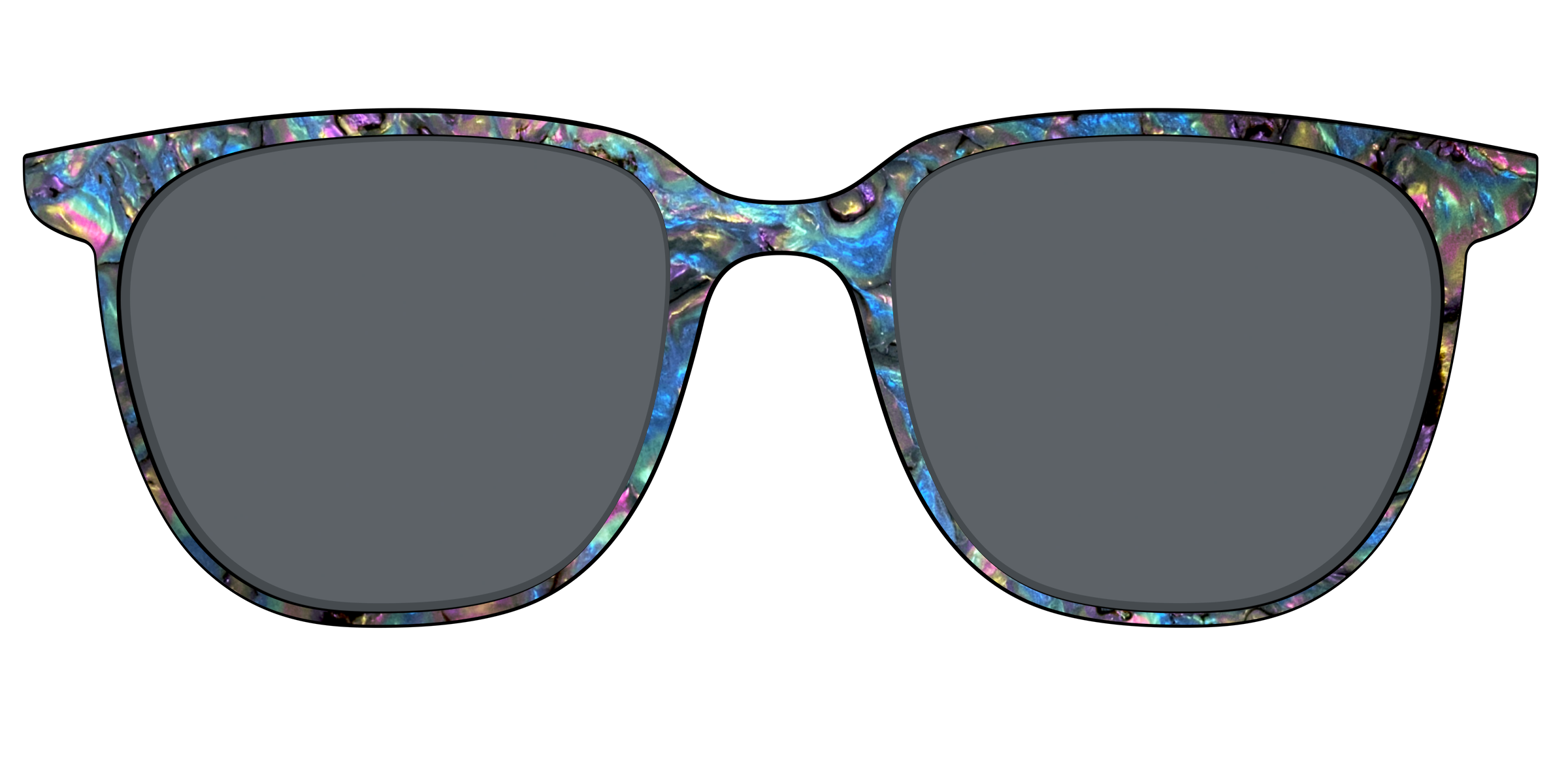The Polarized Midnight Abalone Sun Top - Image 47