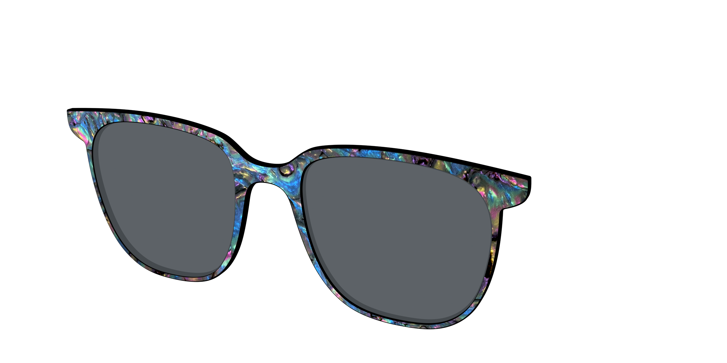 The Polarized Midnight Abalone Sun Top - Image 48