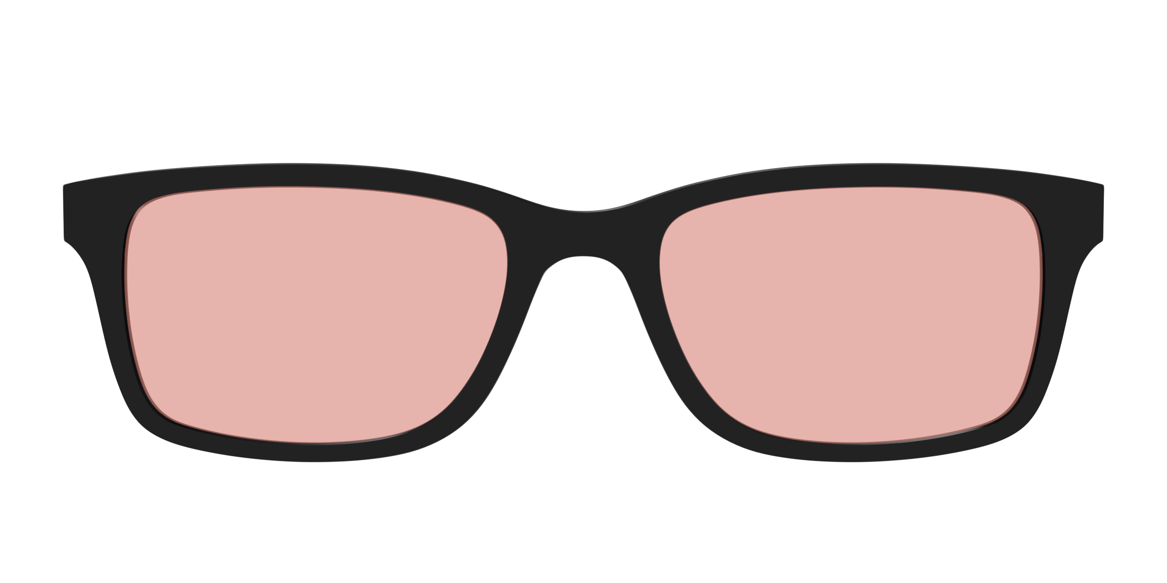 The Black With Coral Pink Lens - Image 5