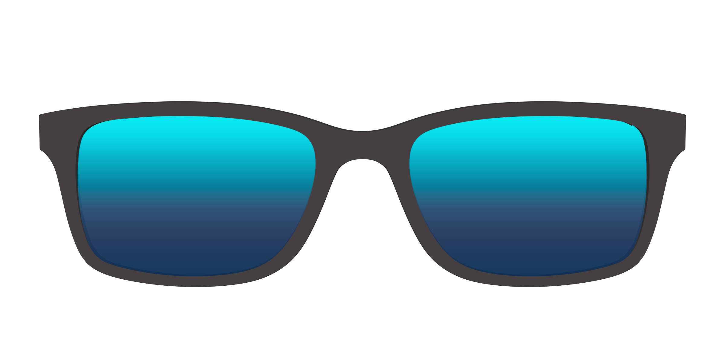 The Polarized Blue Reflective Sun Top - Image 3