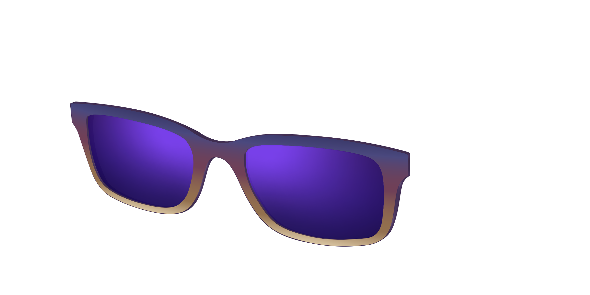 The Polarized Dusk to Dawn Gradient Sun Top - Image 6