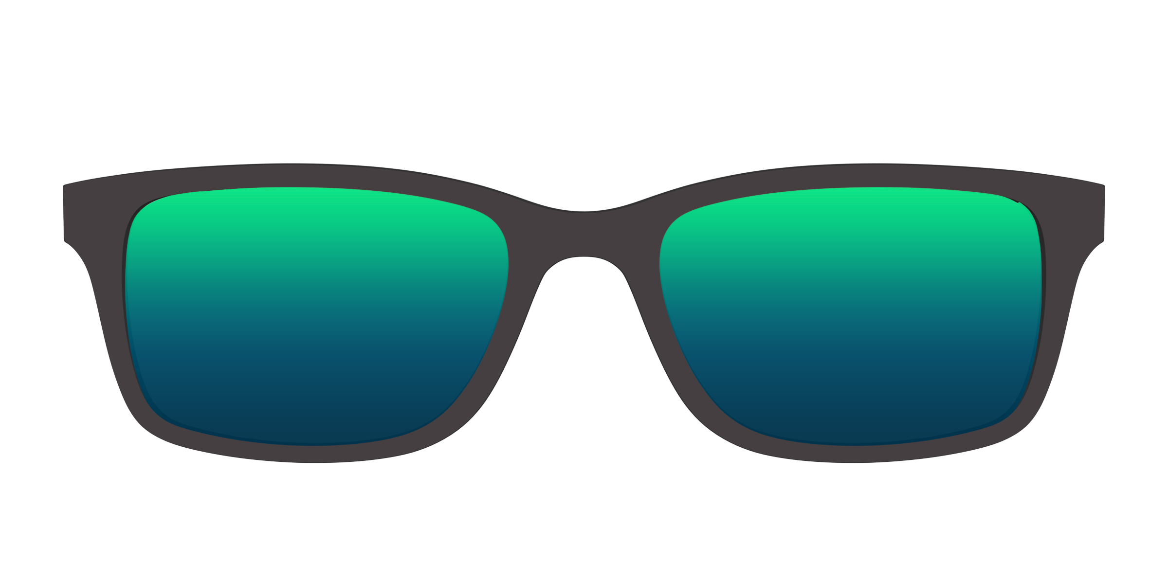 The Polarized Green Reflective Sun Top - Image 3