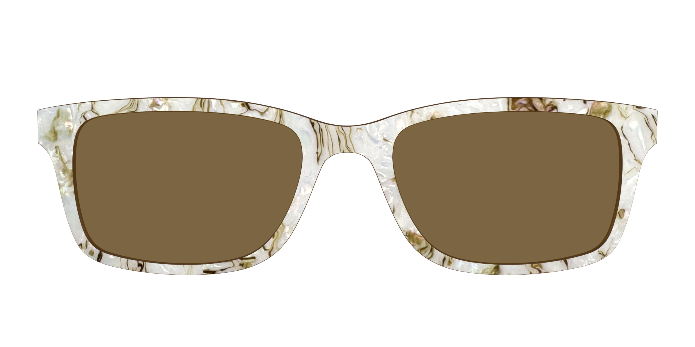 The Polarized Ivory Sand Pearl Shell Sun Top - Image 5