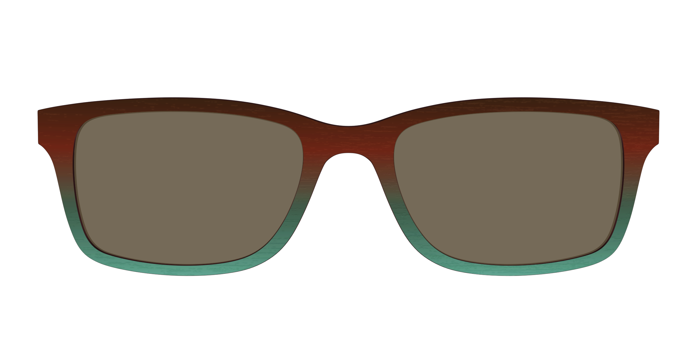 The Polarized Mahogany to Juniper Woodgrain Sun Top - Image 5