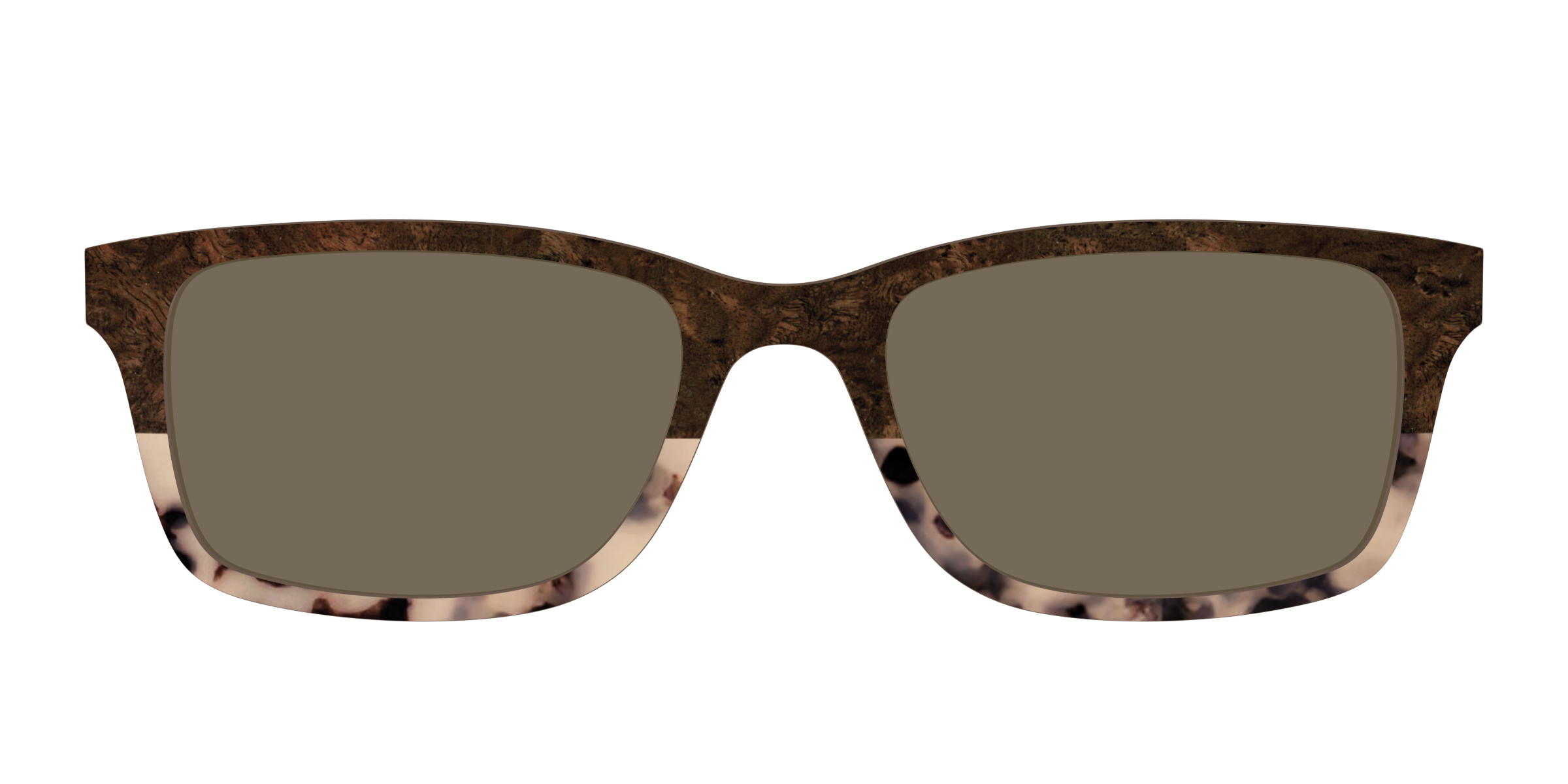 The Polarized Dark Oak Tortoise Split Sun Top - Image 5