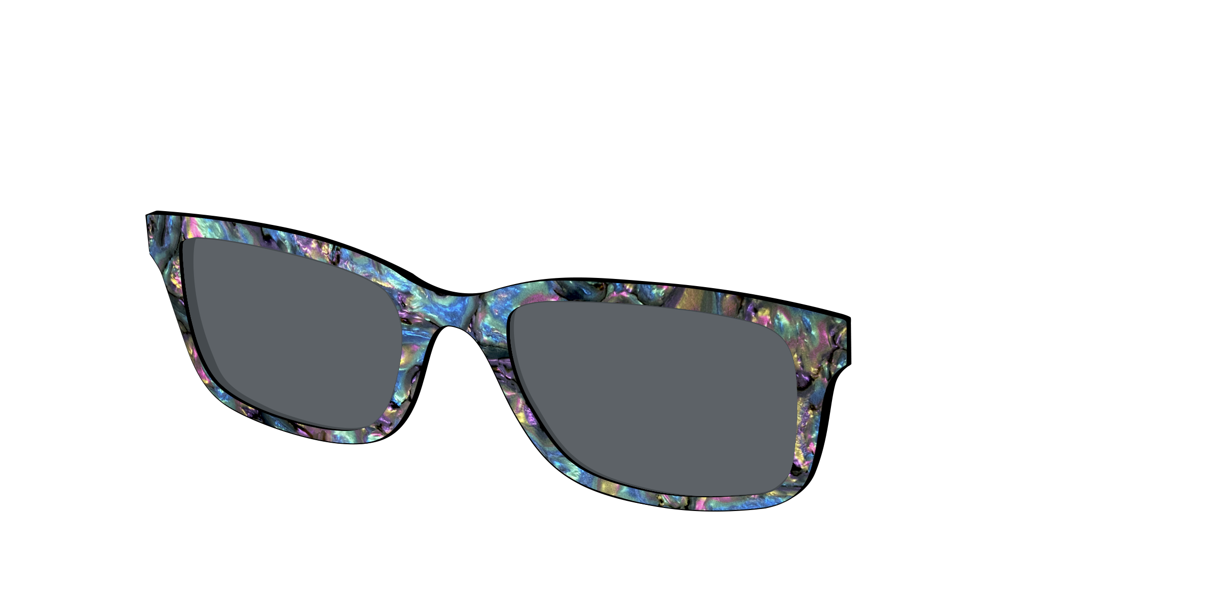 The Polarized Midnight Abalone Sun Top - Image 6
