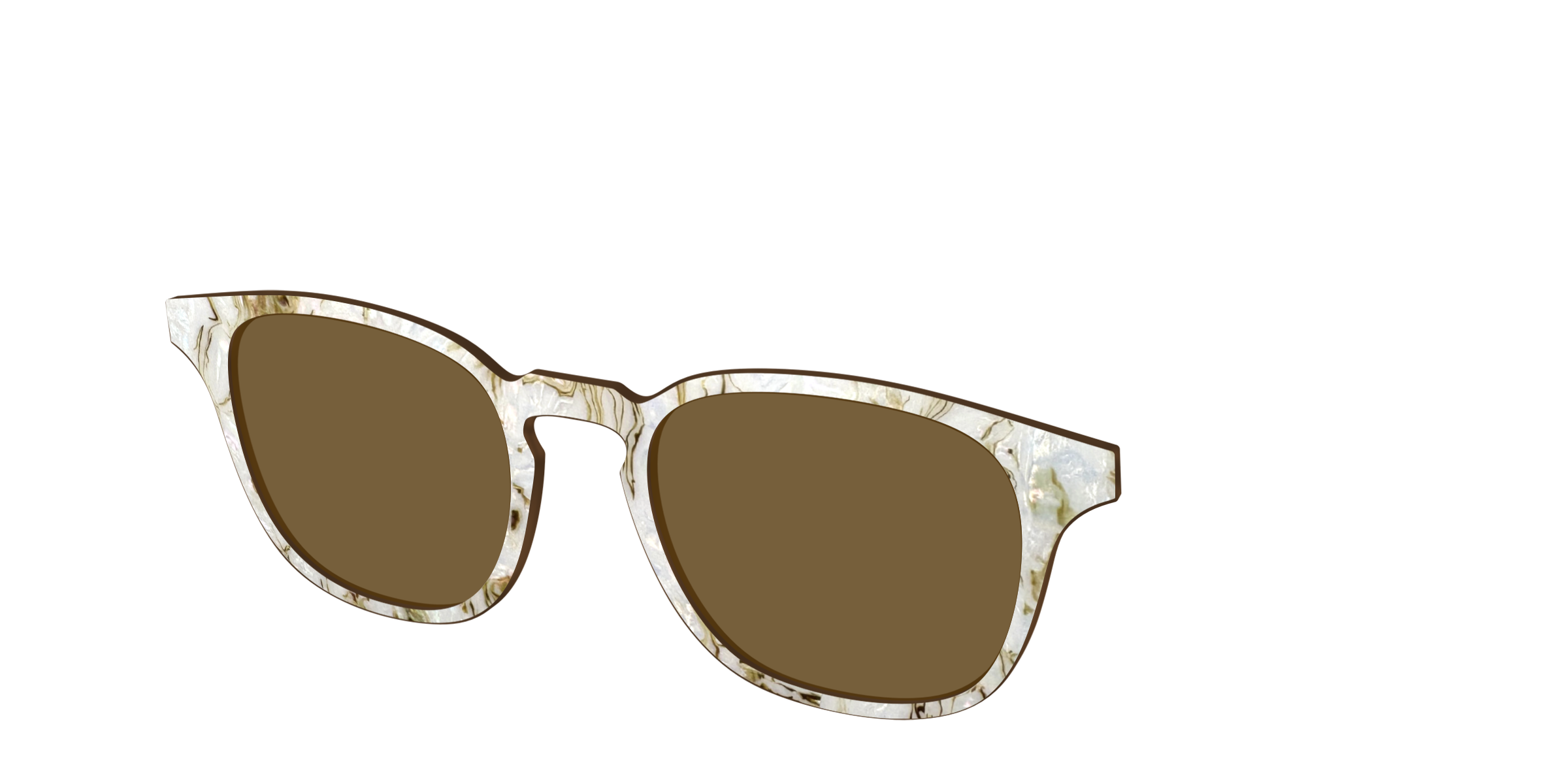 The Polarized Ivory Sand Pearl Shell Sun Top - Image 18