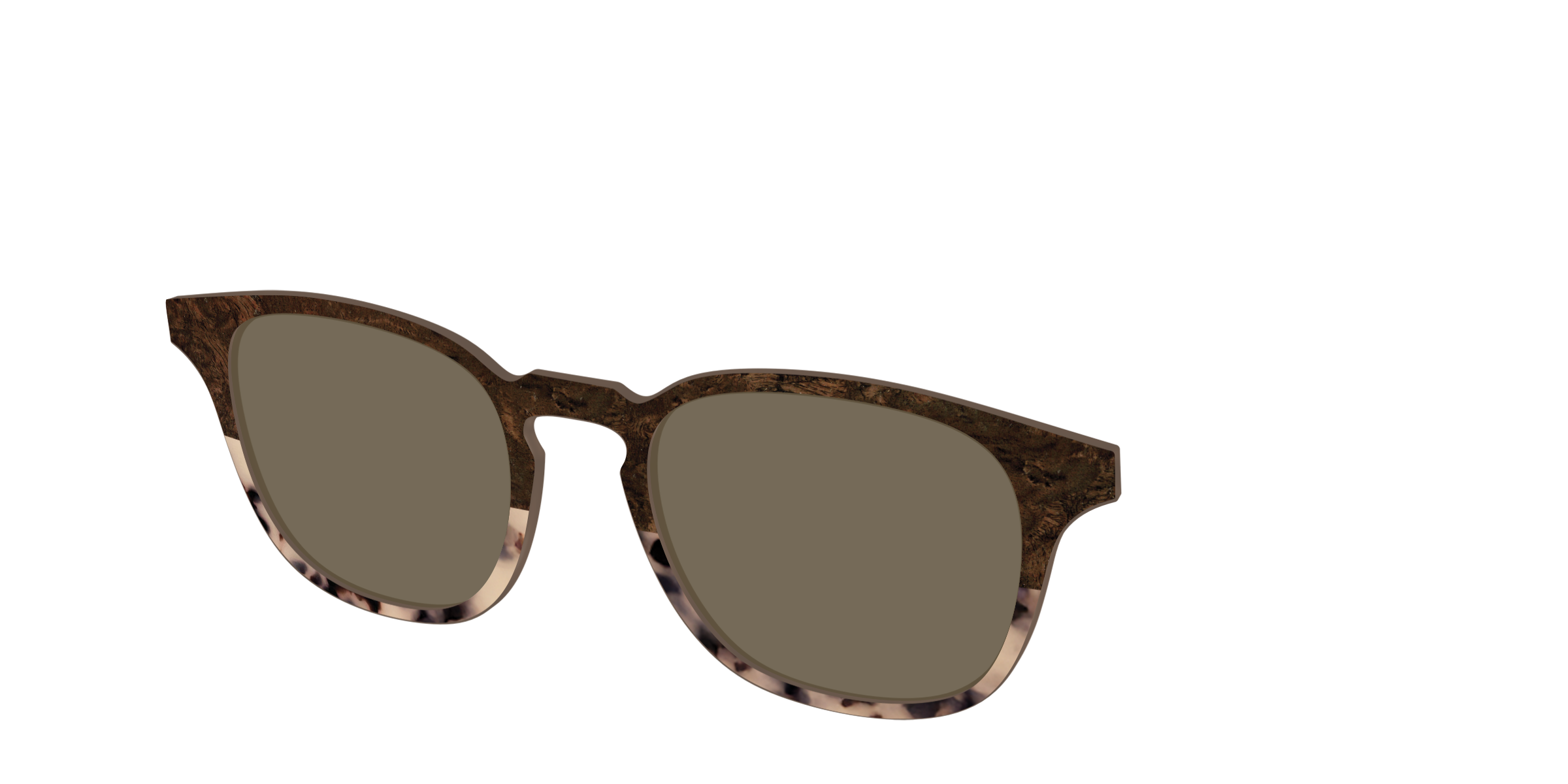 The Polarized Dark Oak Tortoise Split Sun Top - Image 18