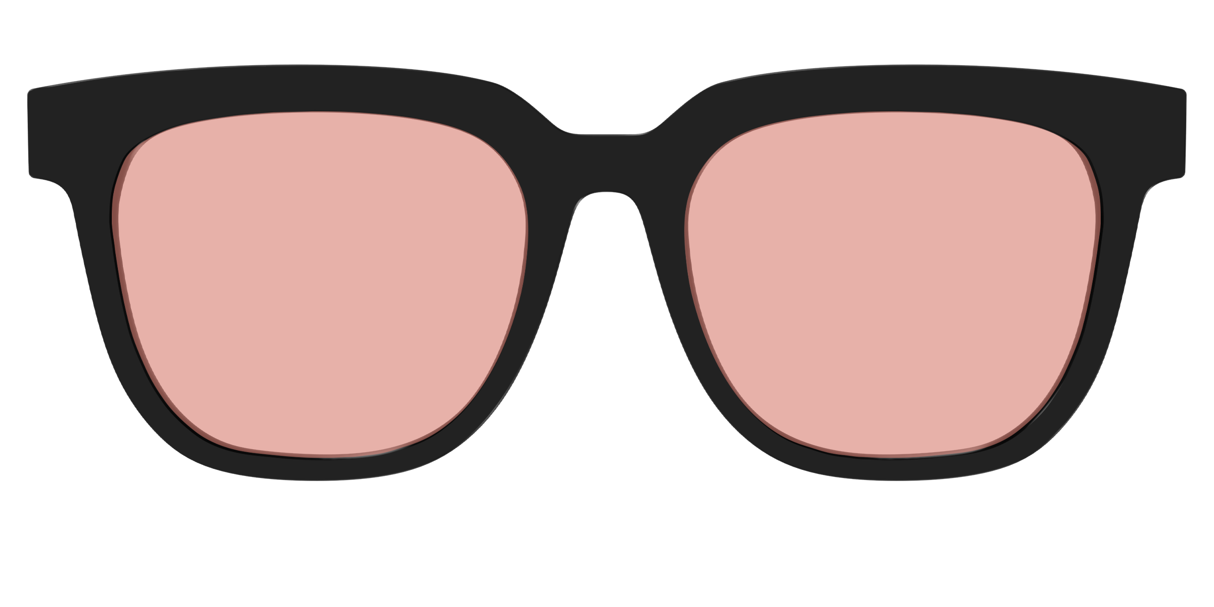 The Black With Coral Pink Lens - Image 37