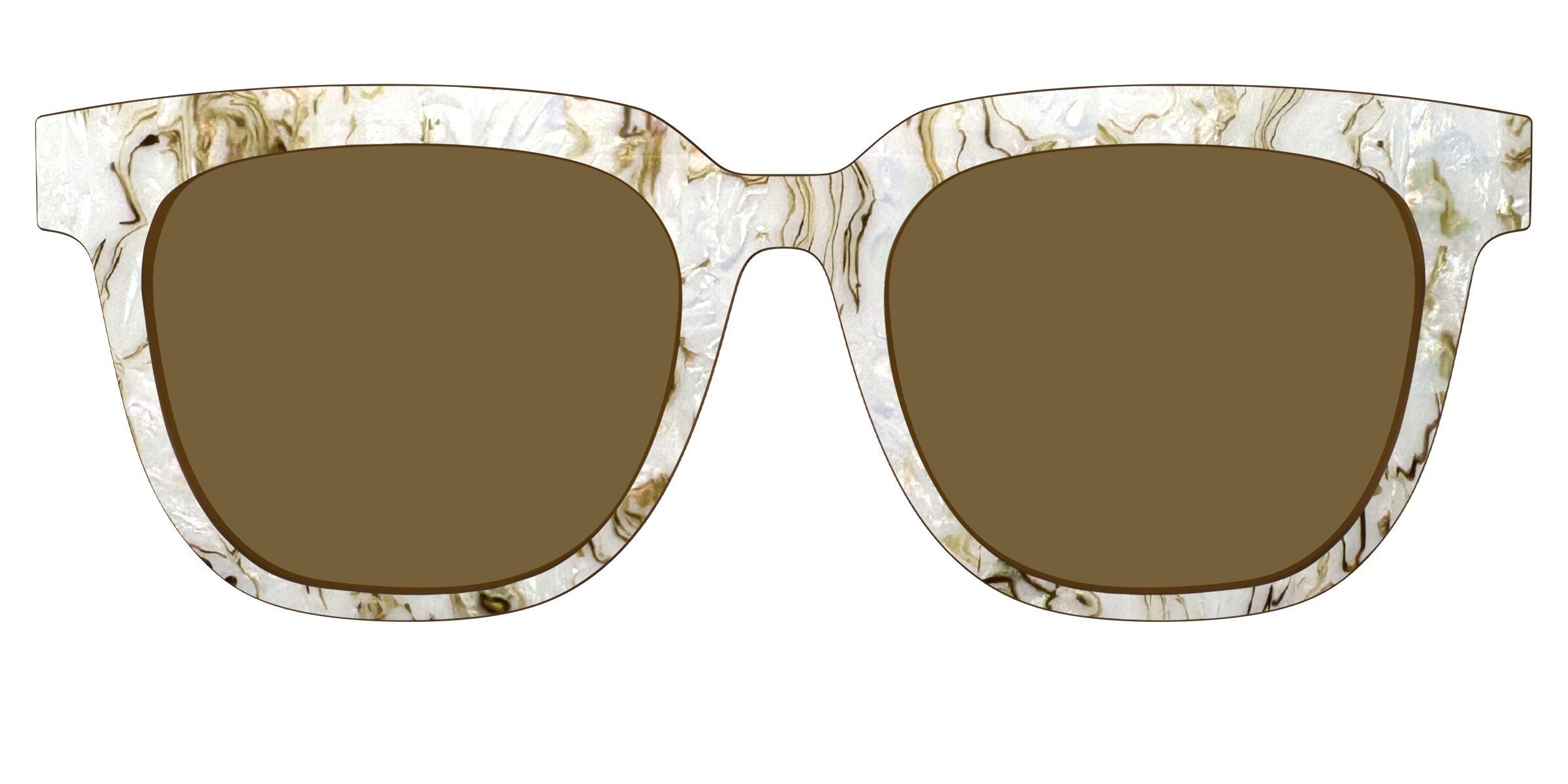 The Polarized Ivory Sand Pearl Shell Sun Top - Image 37