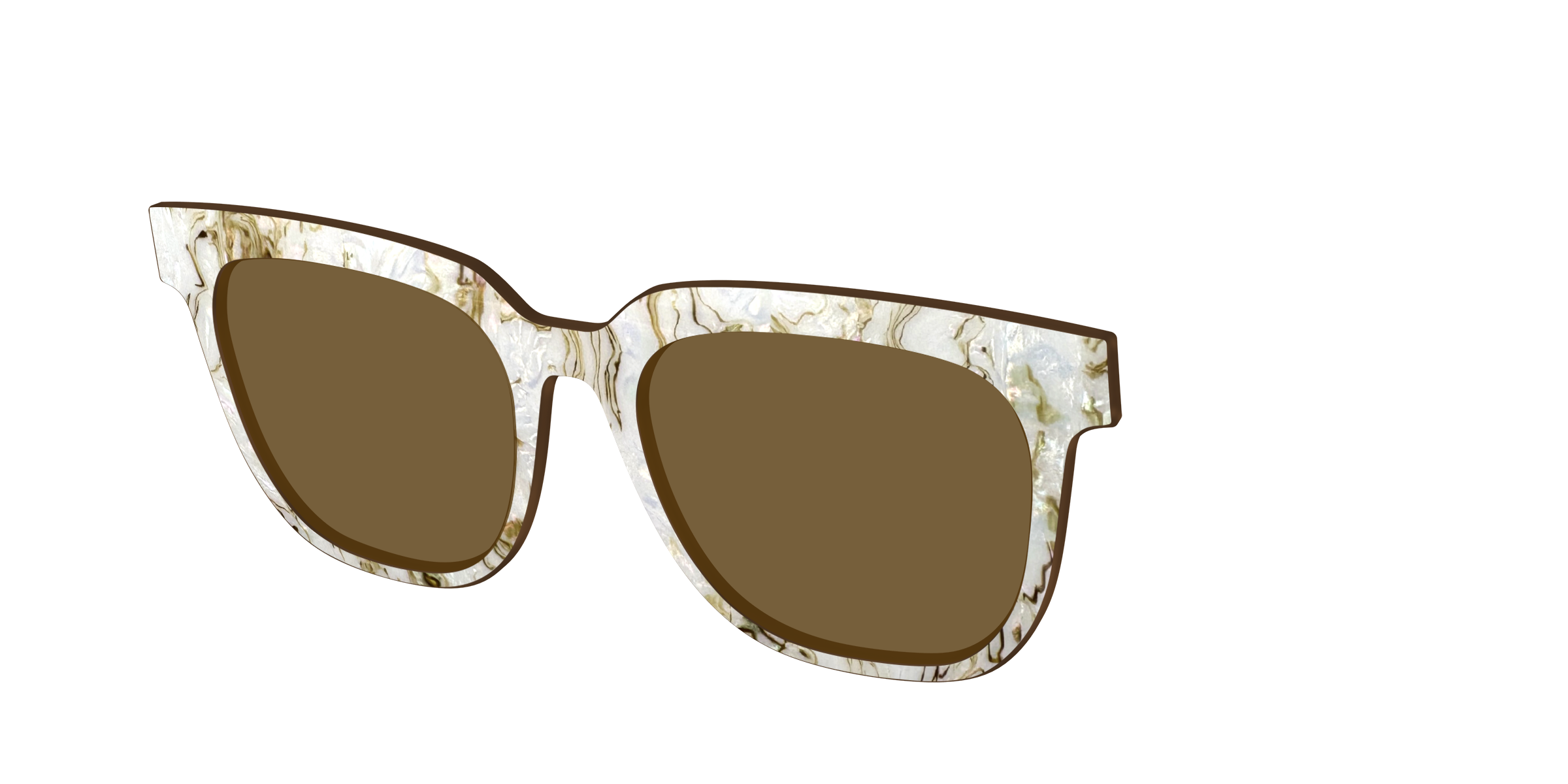 The Polarized Ivory Sand Pearl Shell Sun Top - Image 38