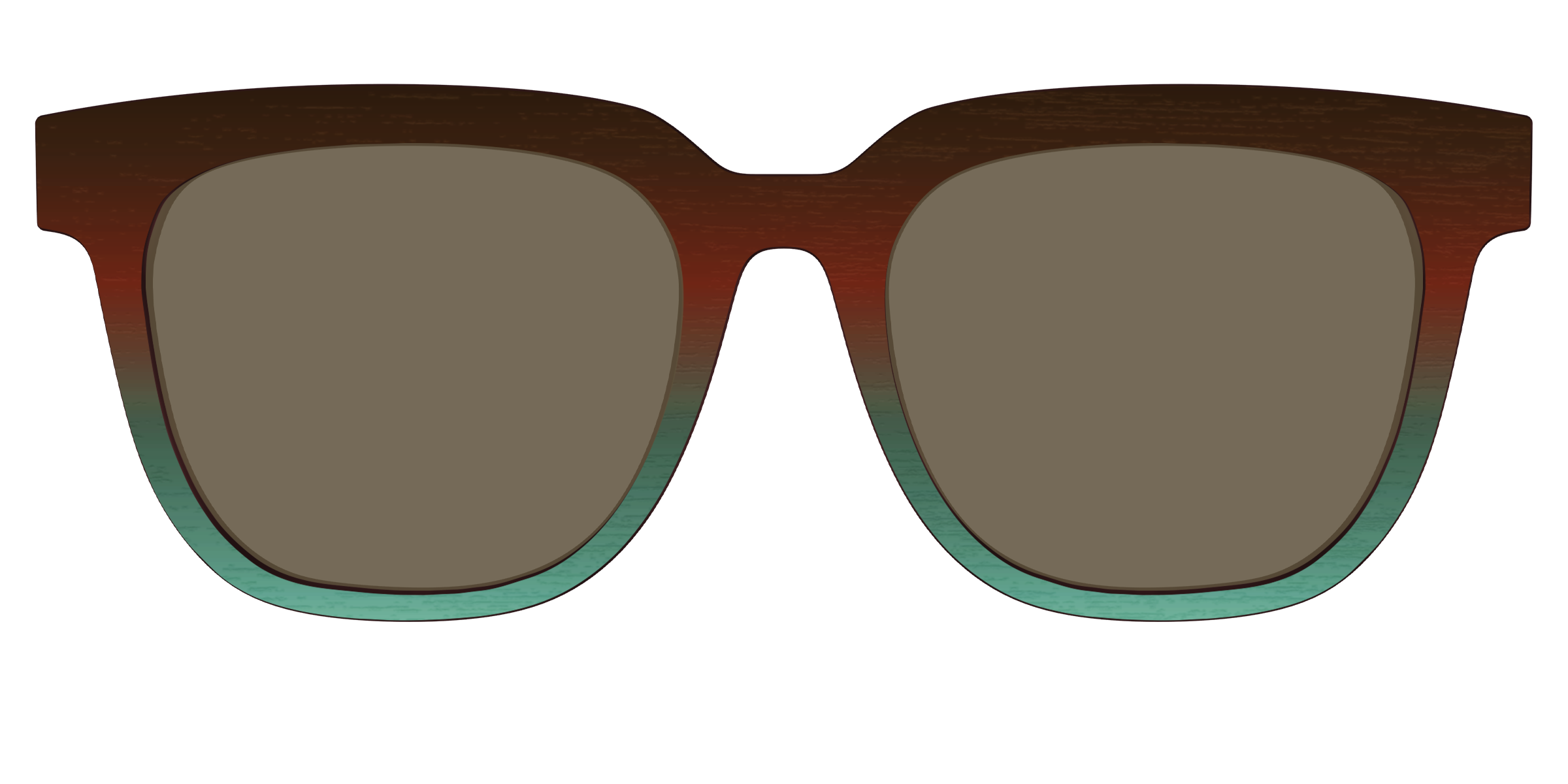 The Polarized Mahogany to Juniper Woodgrain Sun Top - Image 37