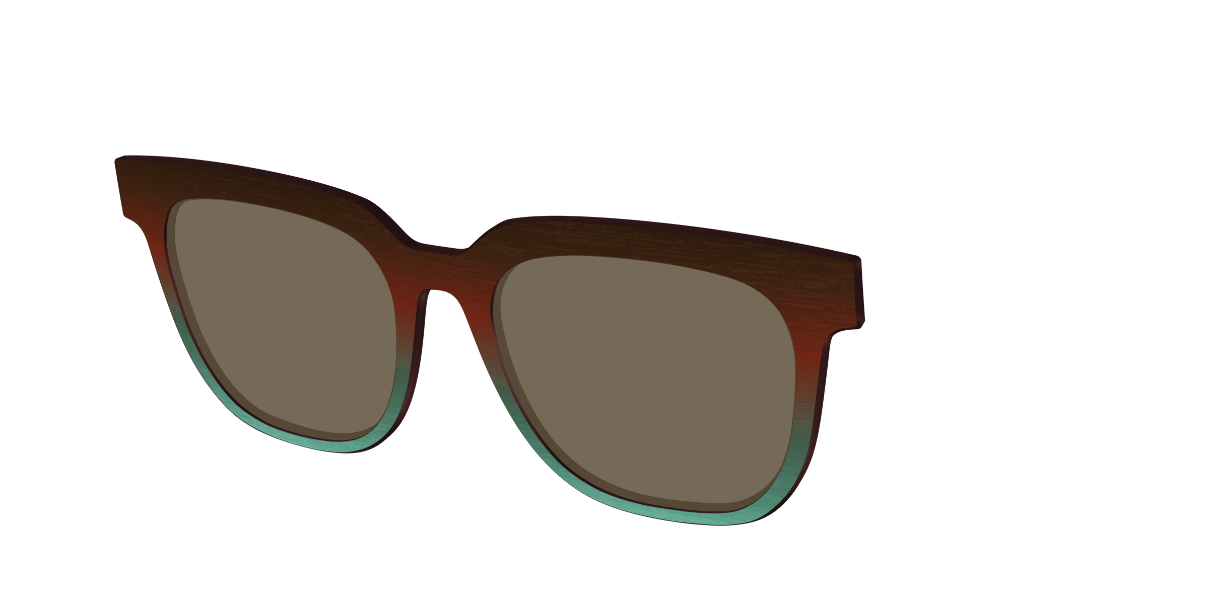 The Polarized Mahogany to Juniper Woodgrain Sun Top - Image 38