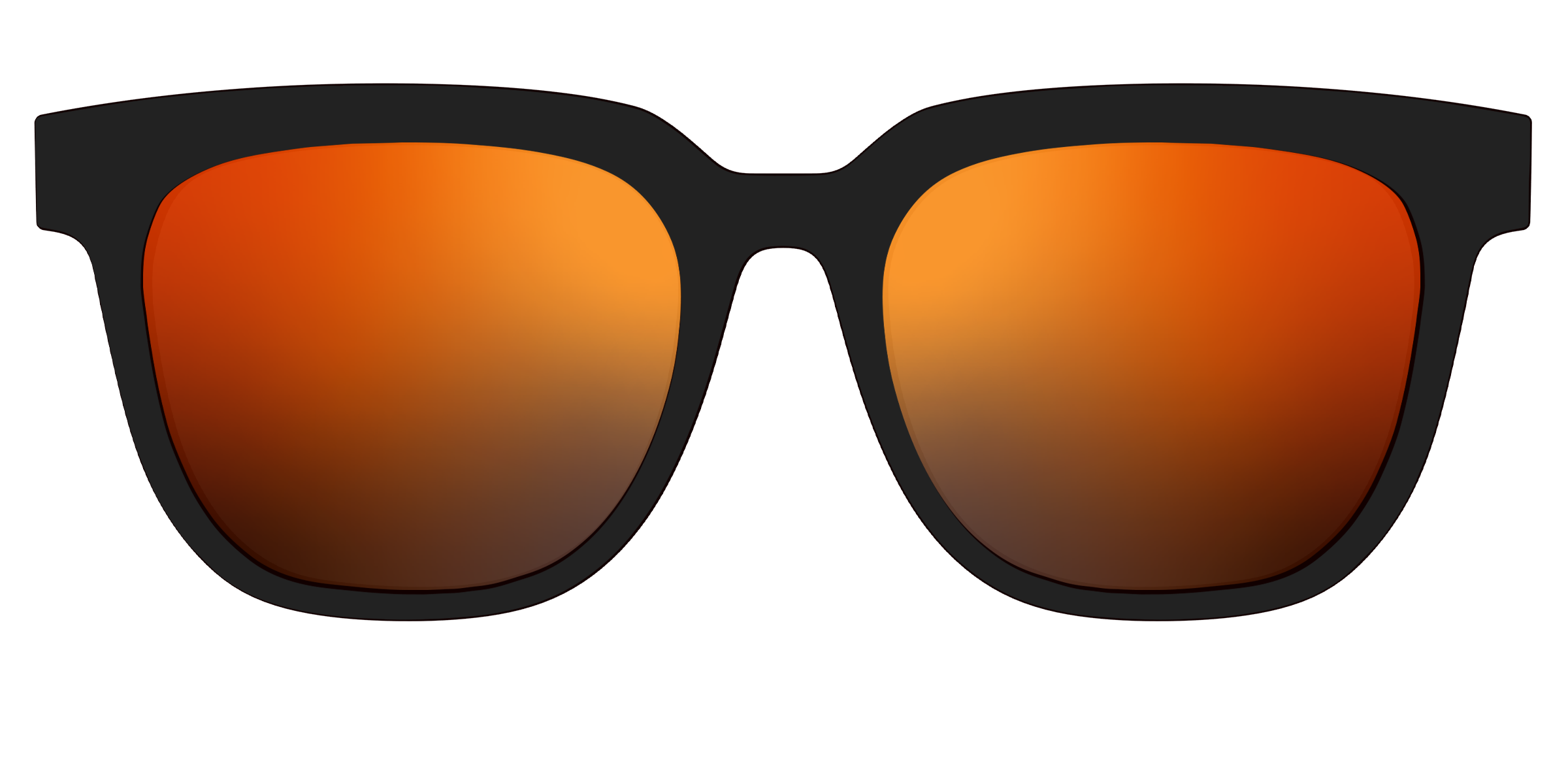 The Polarized Orange Reflective Sun Top - Image 19