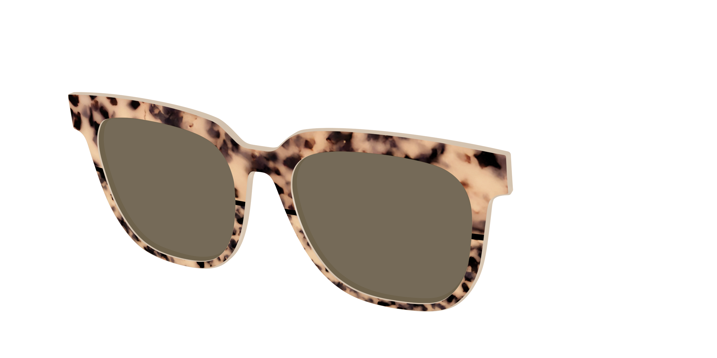 The Polarized Bisque Tortoise Split Sun Top - Image 38