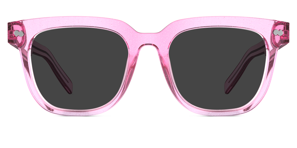 The Payton - Pink Glitter Clear Sun