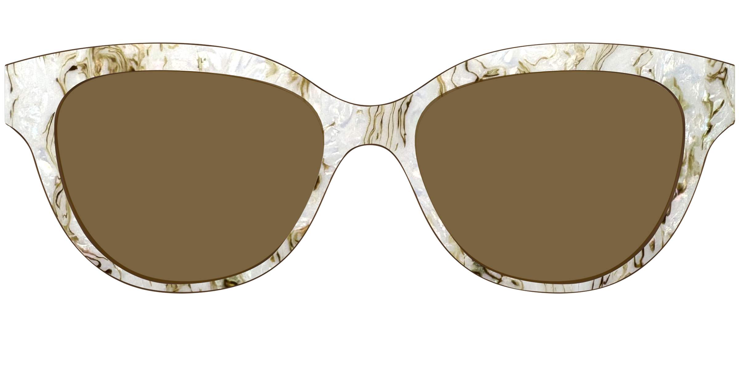 The Polarized Ivory Sand Pearl Shell Sun Top - Image 33