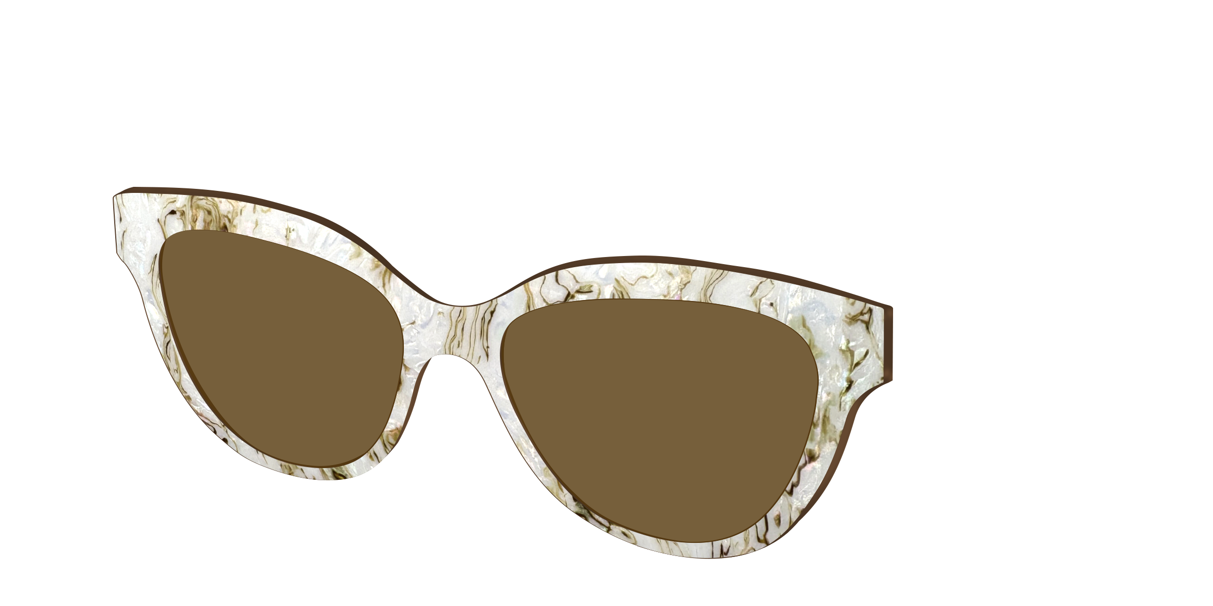The Polarized Ivory Sand Pearl Shell Sun Top - Image 34