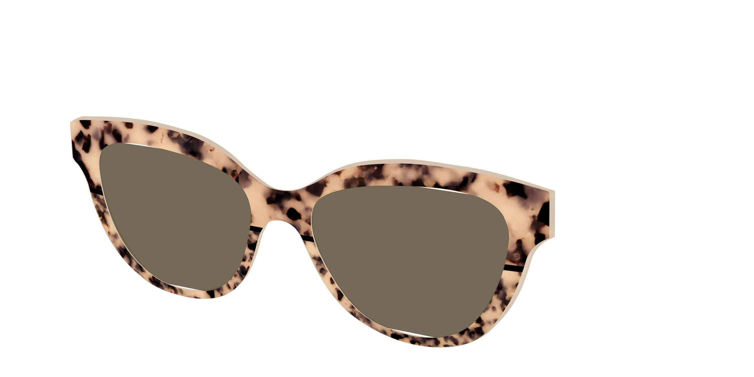 The Polarized Bisque Tortoise Split Sun Top - Image 34