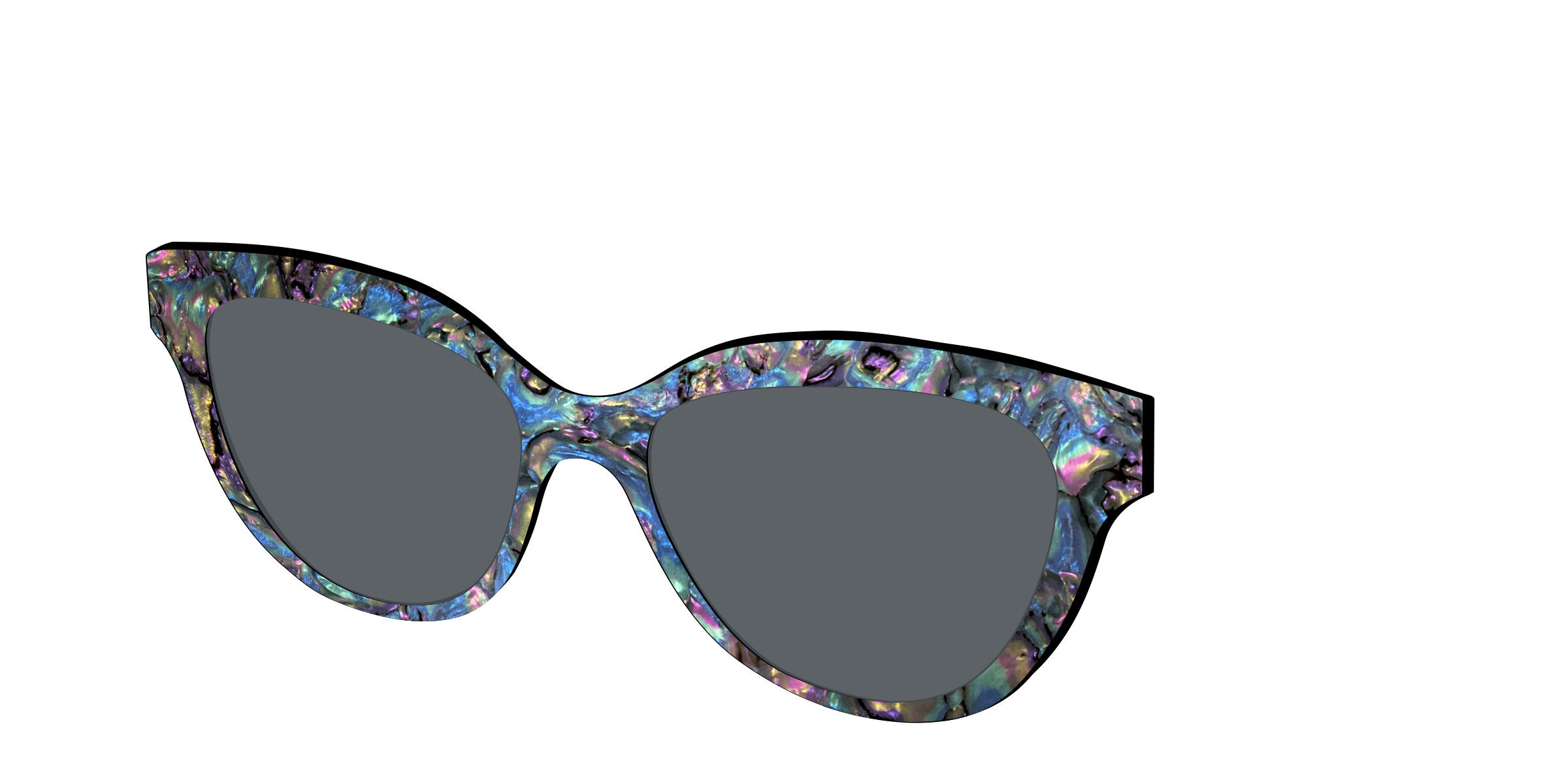 The Polarized Midnight Abalone Sun Top - Image 34