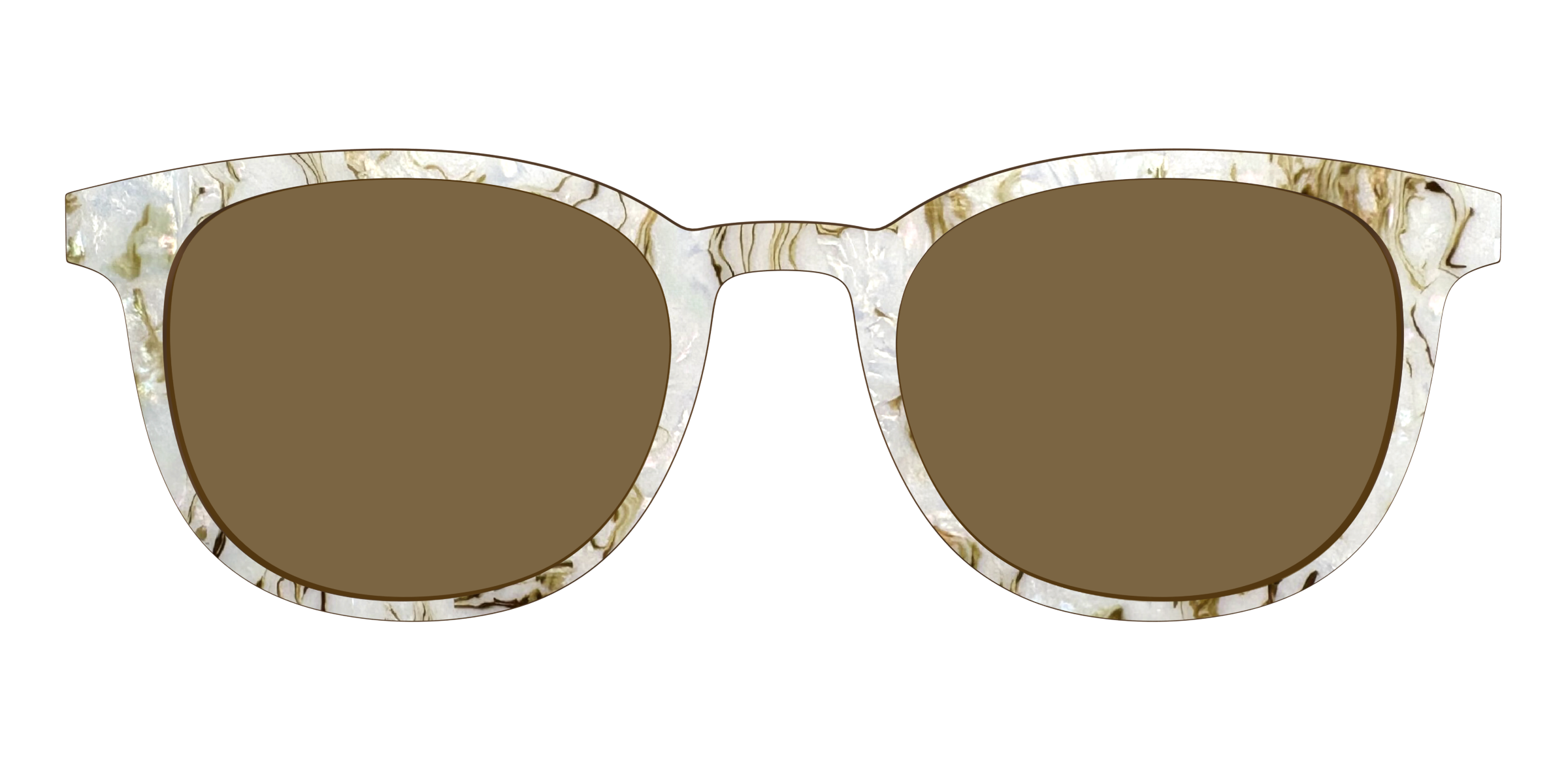 The Polarized Ivory Sand Pearl Shell Sun Top - Image 15
