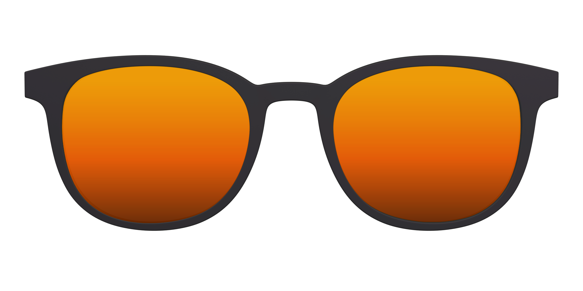 The Polarized Orange Reflective Sun Top - Image 8