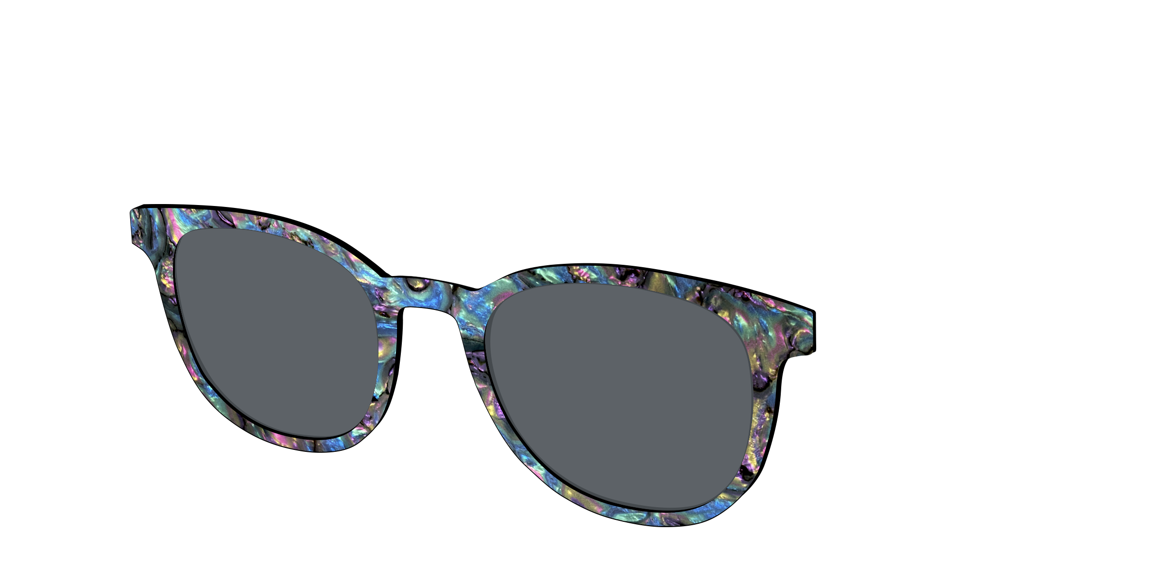 The Polarized Midnight Abalone Sun Top - Image 16