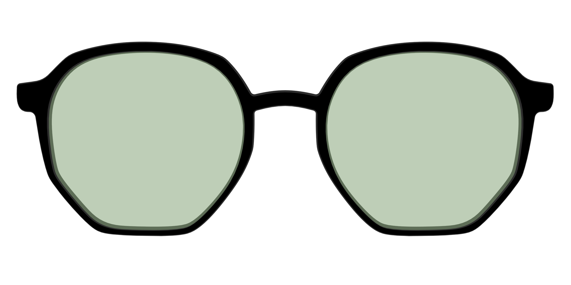 The Black With Sage Green Lens - Image 59
