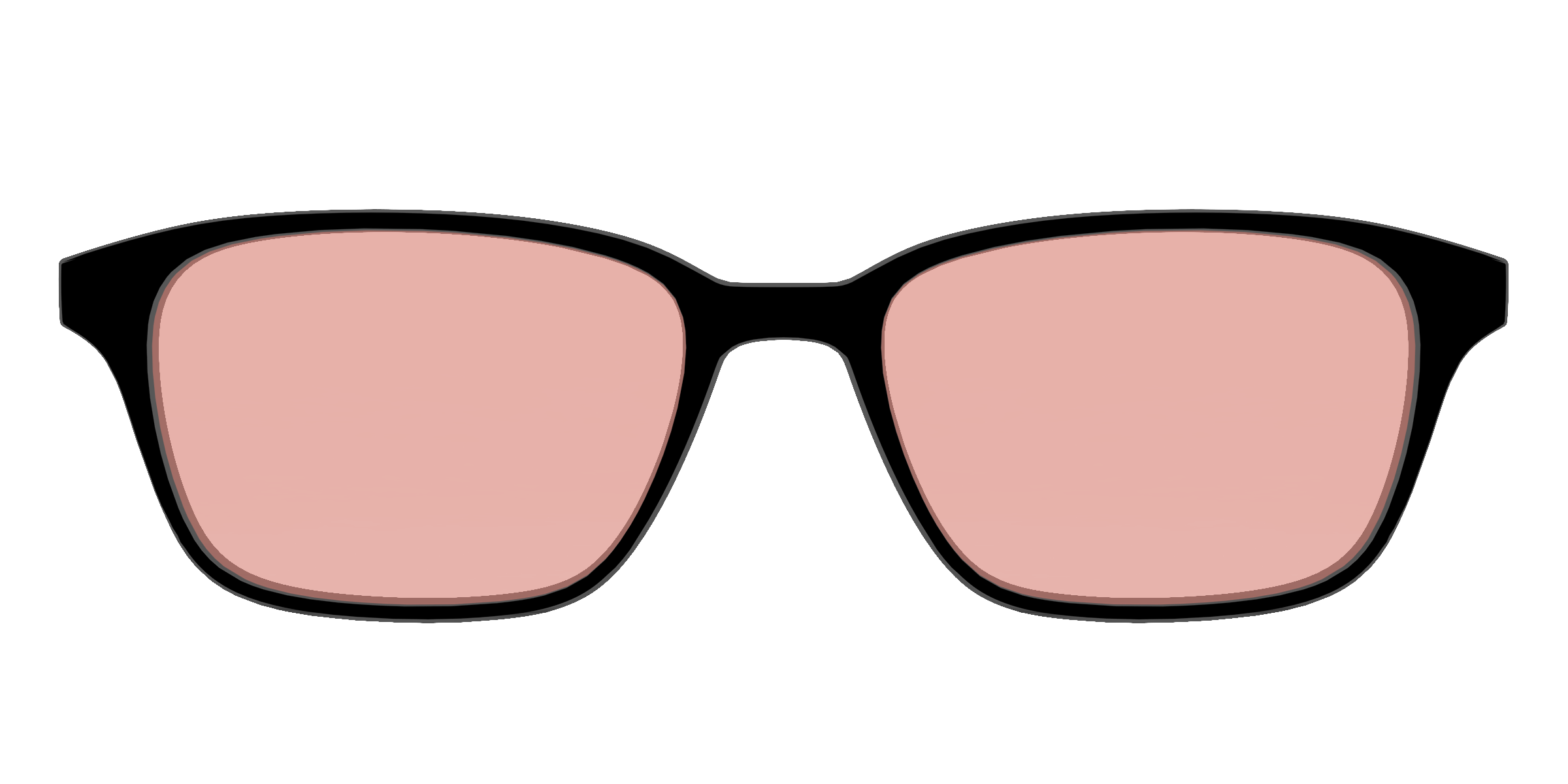 The Black With Coral Pink Lens - Image 55