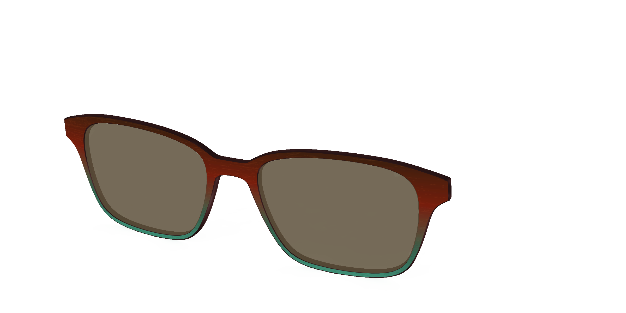 The Polarized Mahogany to Juniper Woodgrain Sun Top - Image 56