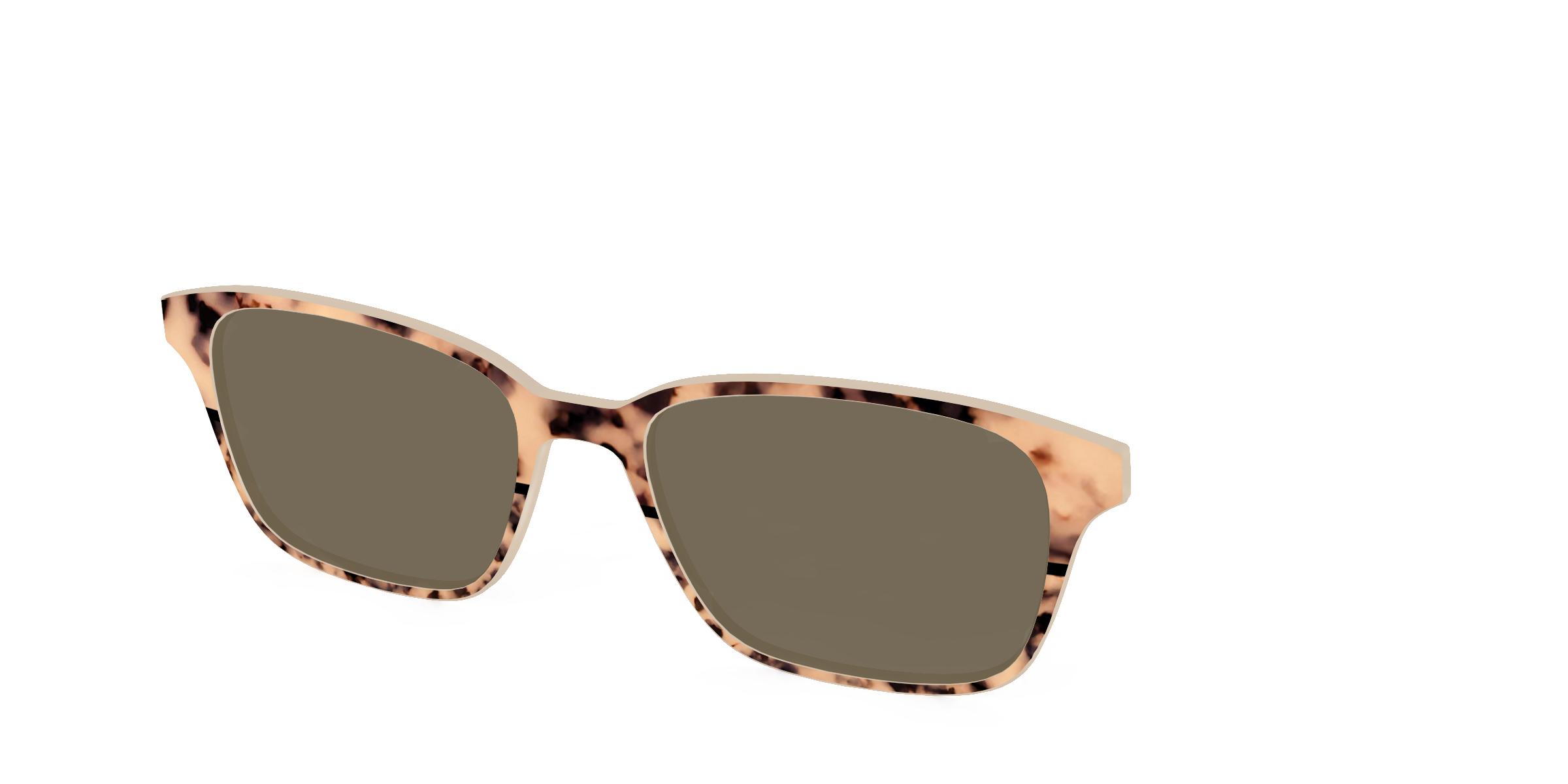 The Polarized Bisque Tortoise Split Sun Top - Image 56